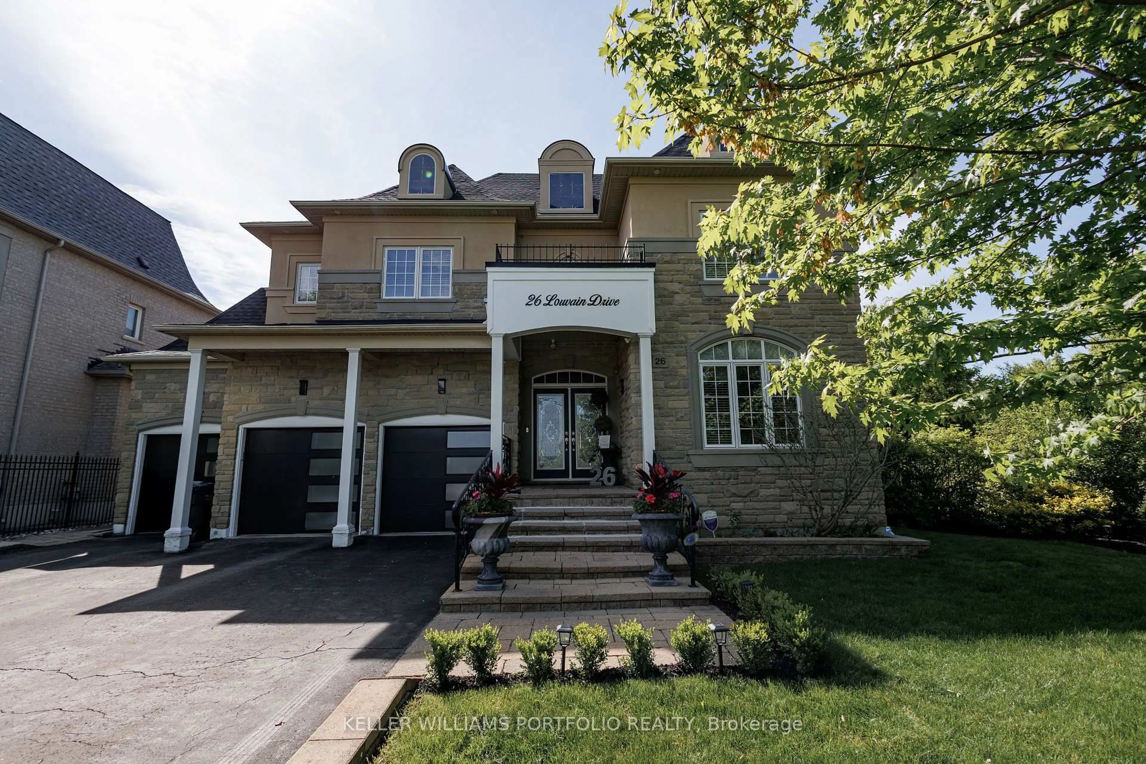 Home with brick exterior material, street for 26 Louvain Dr, Brampton Ontario L6P 1W6