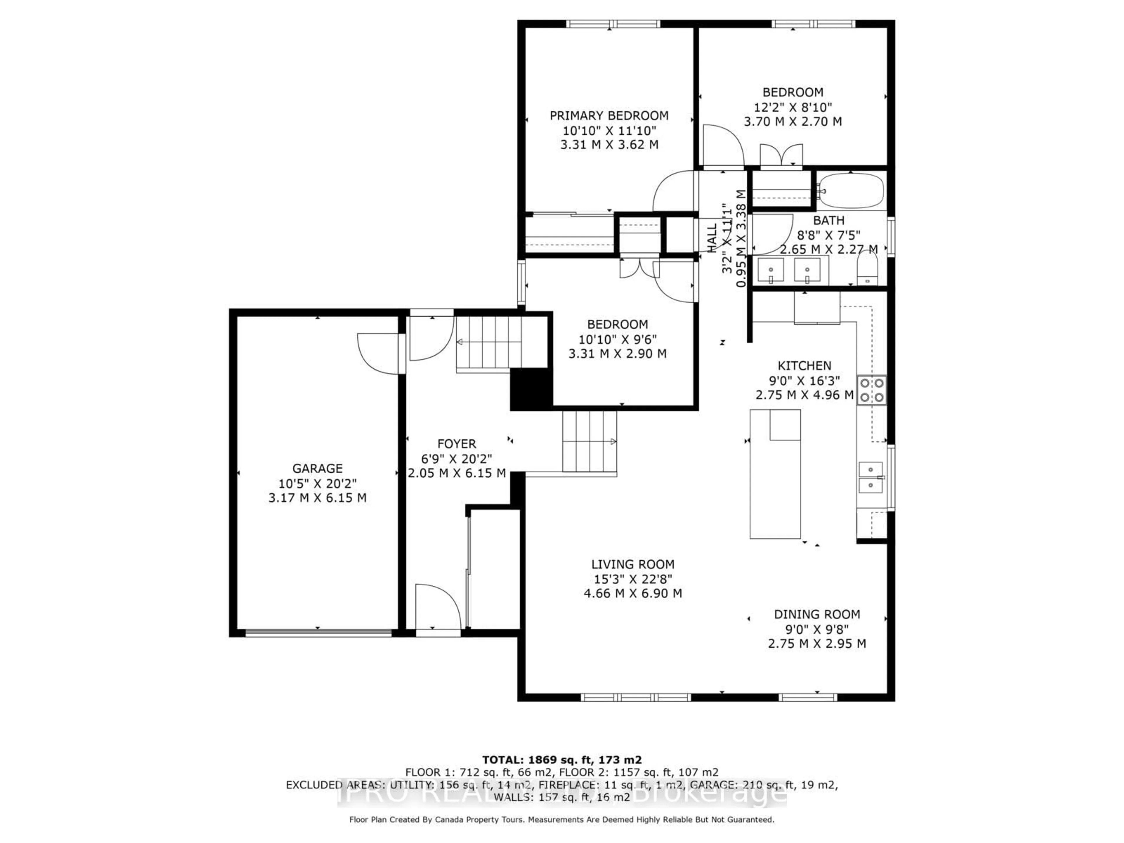 Floor plan for 28 Norman Ave, Halton Hills Ontario L7J 2R4
