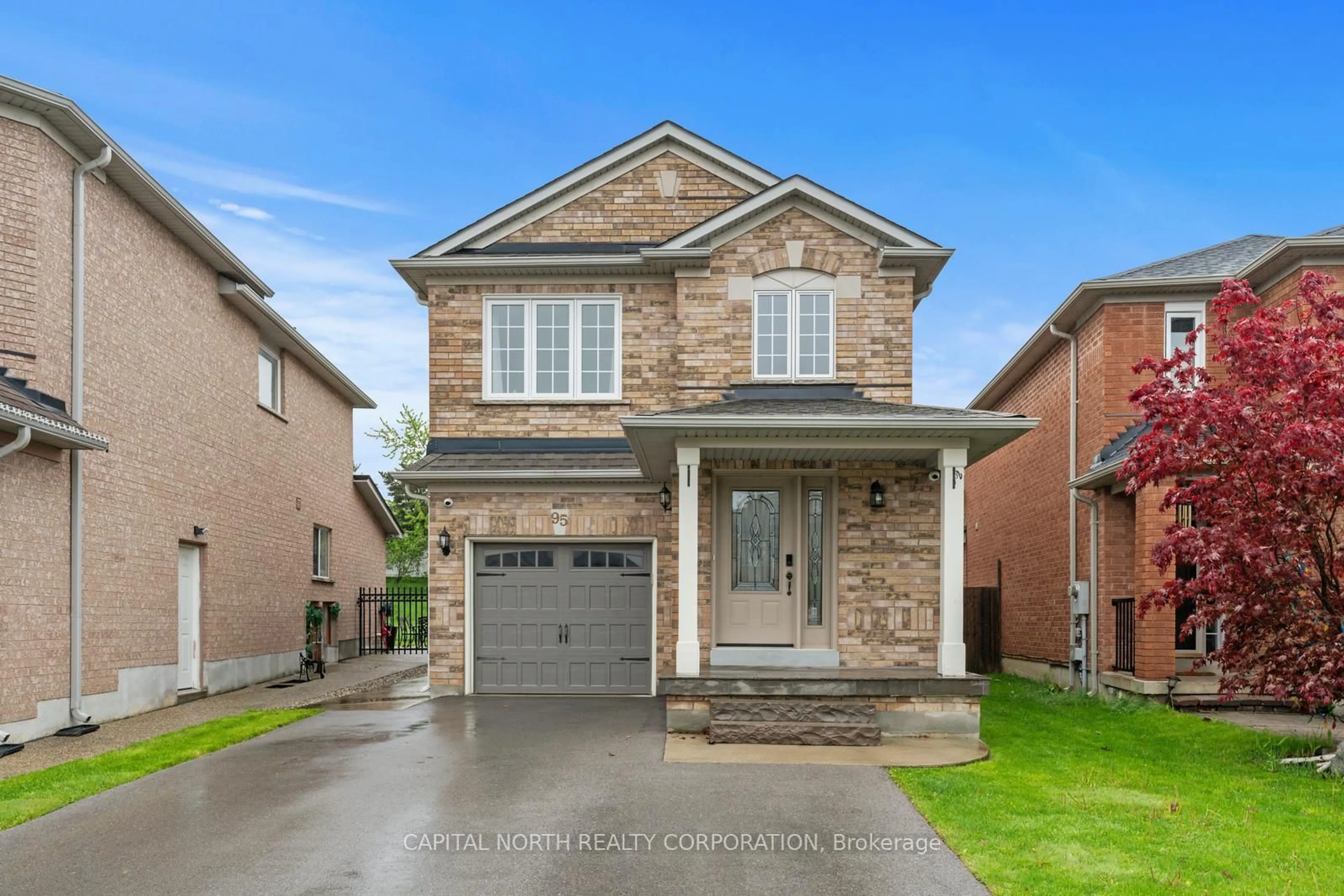 Home with brick exterior material, street for 95 Harvest Moon Dr, Caledon Ontario L7E 2K8