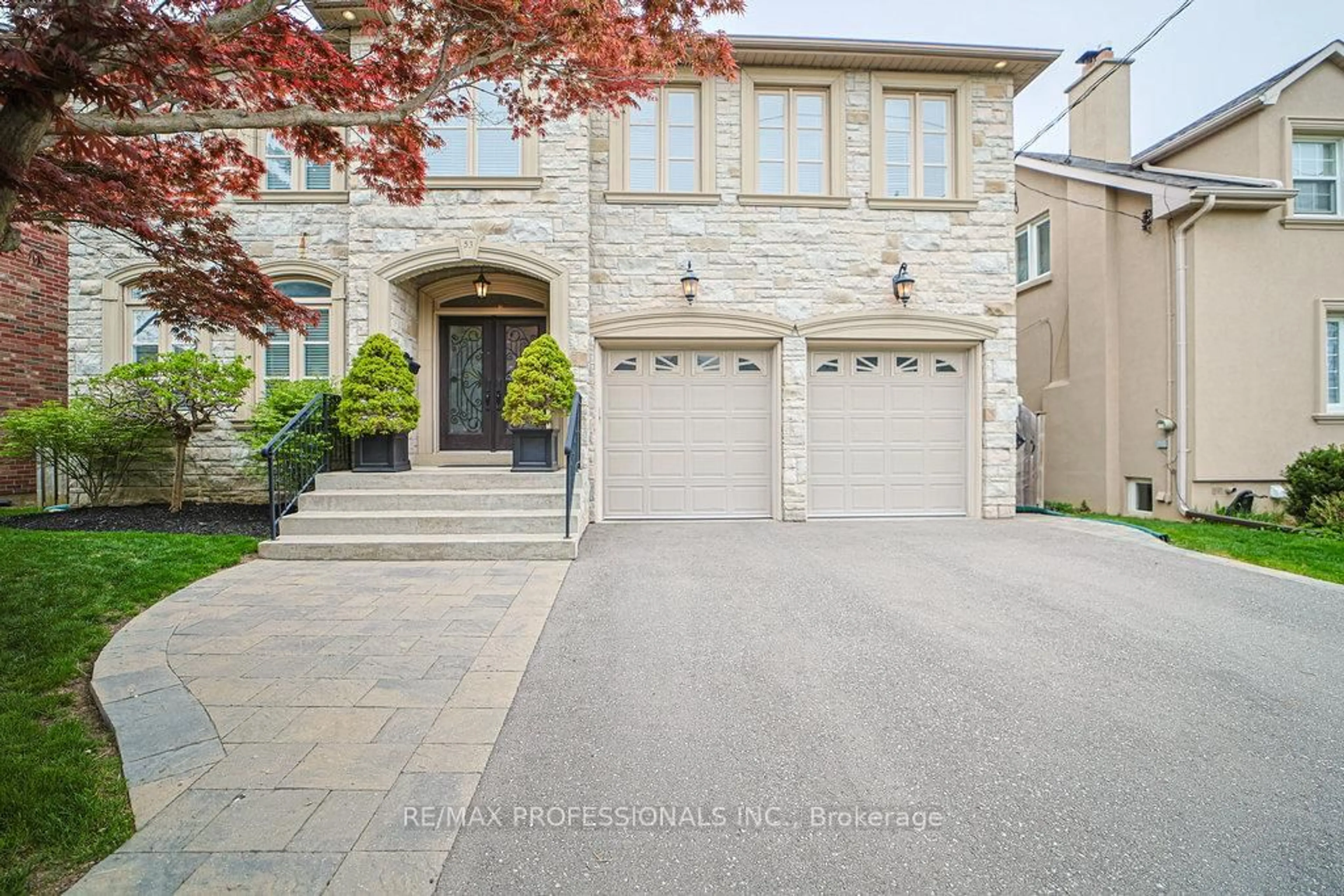 Home with brick exterior material, street for 53 Jopling Ave, Toronto Ontario M9B 4G3