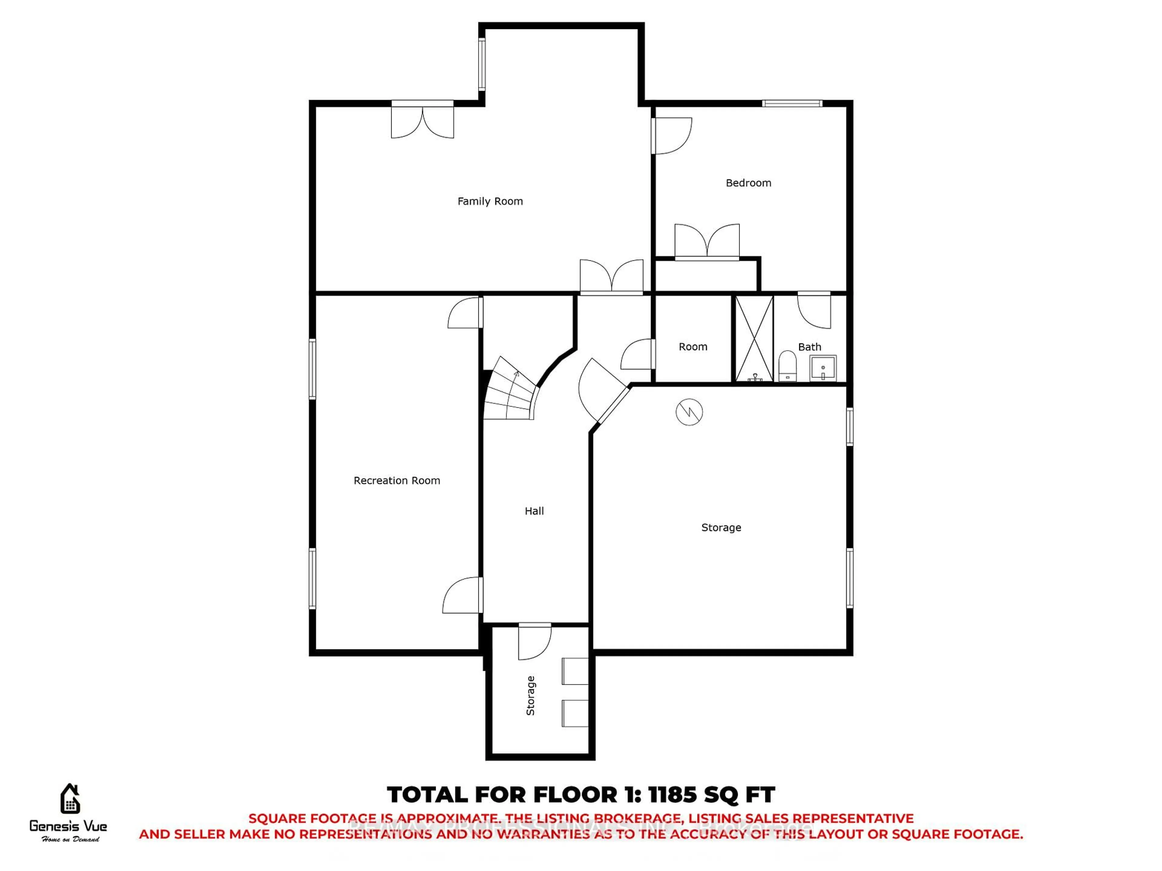 Floor plan for 53 Jopling Ave, Toronto Ontario M9B 4G3
