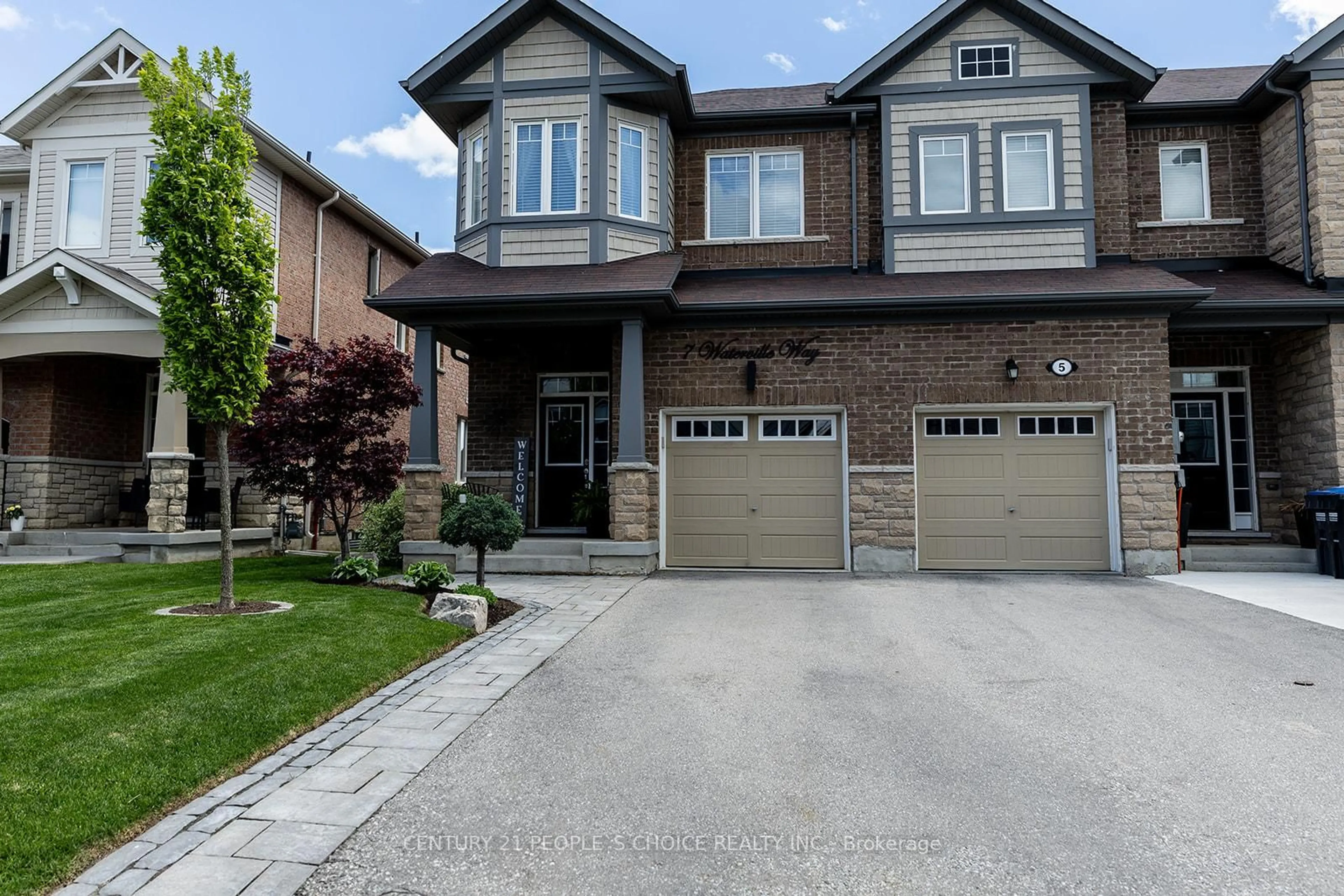 Home with brick exterior material, street for 7 Waterville Way, Caledon Ontario L7C 3P8