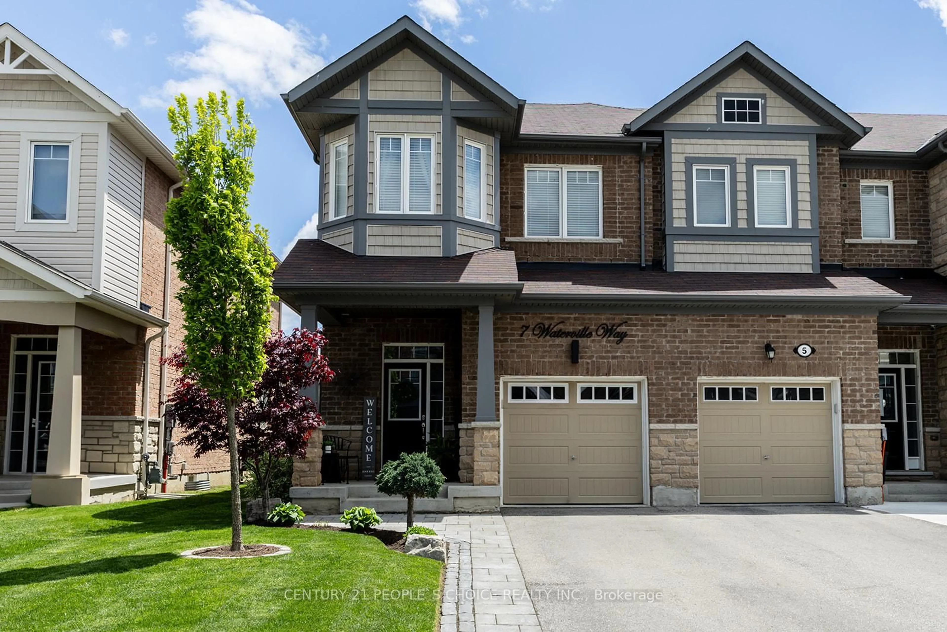 Home with brick exterior material, street for 7 Waterville Way, Caledon Ontario L7C 3P8