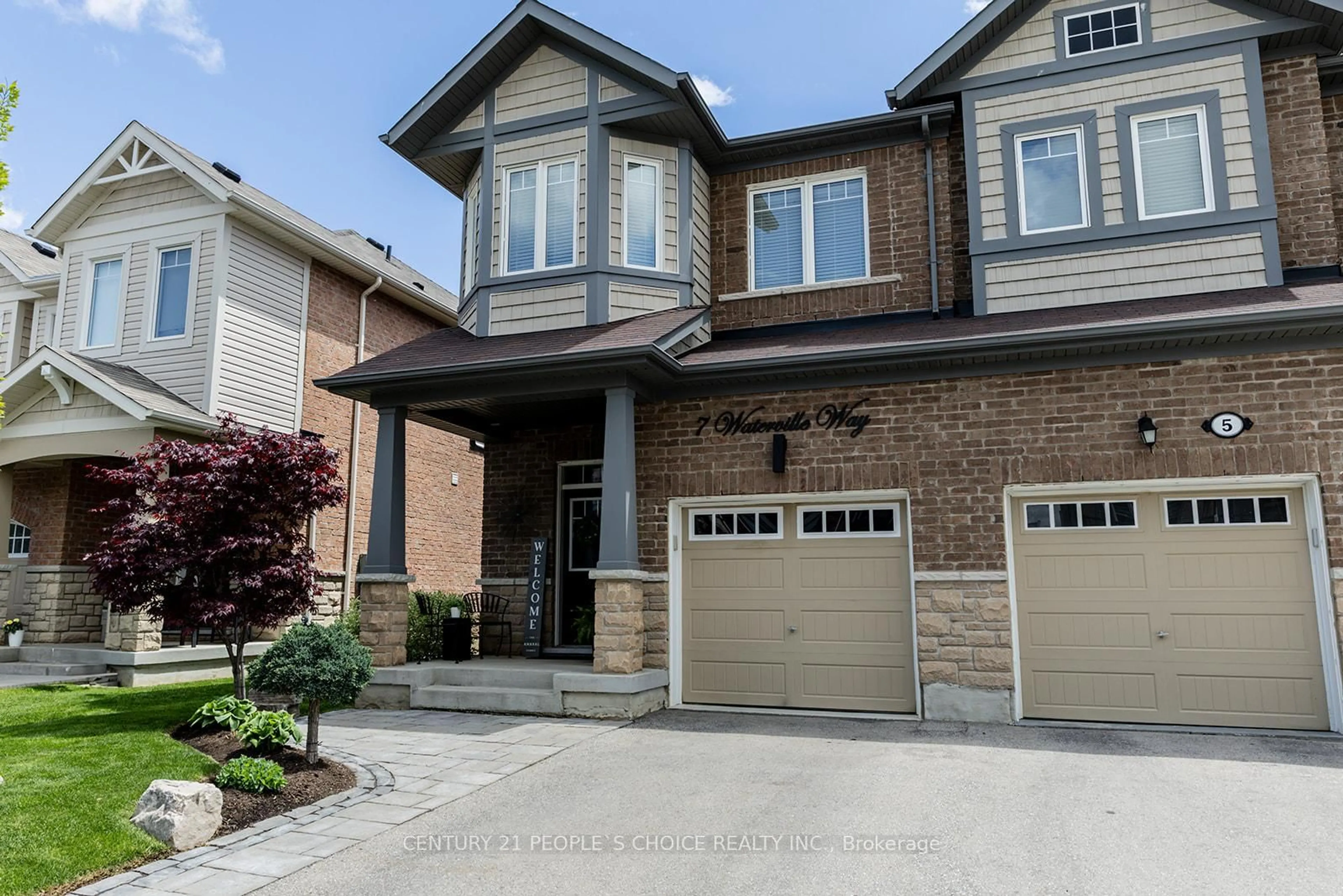 Home with brick exterior material, street for 7 Waterville Way, Caledon Ontario L7C 3P8