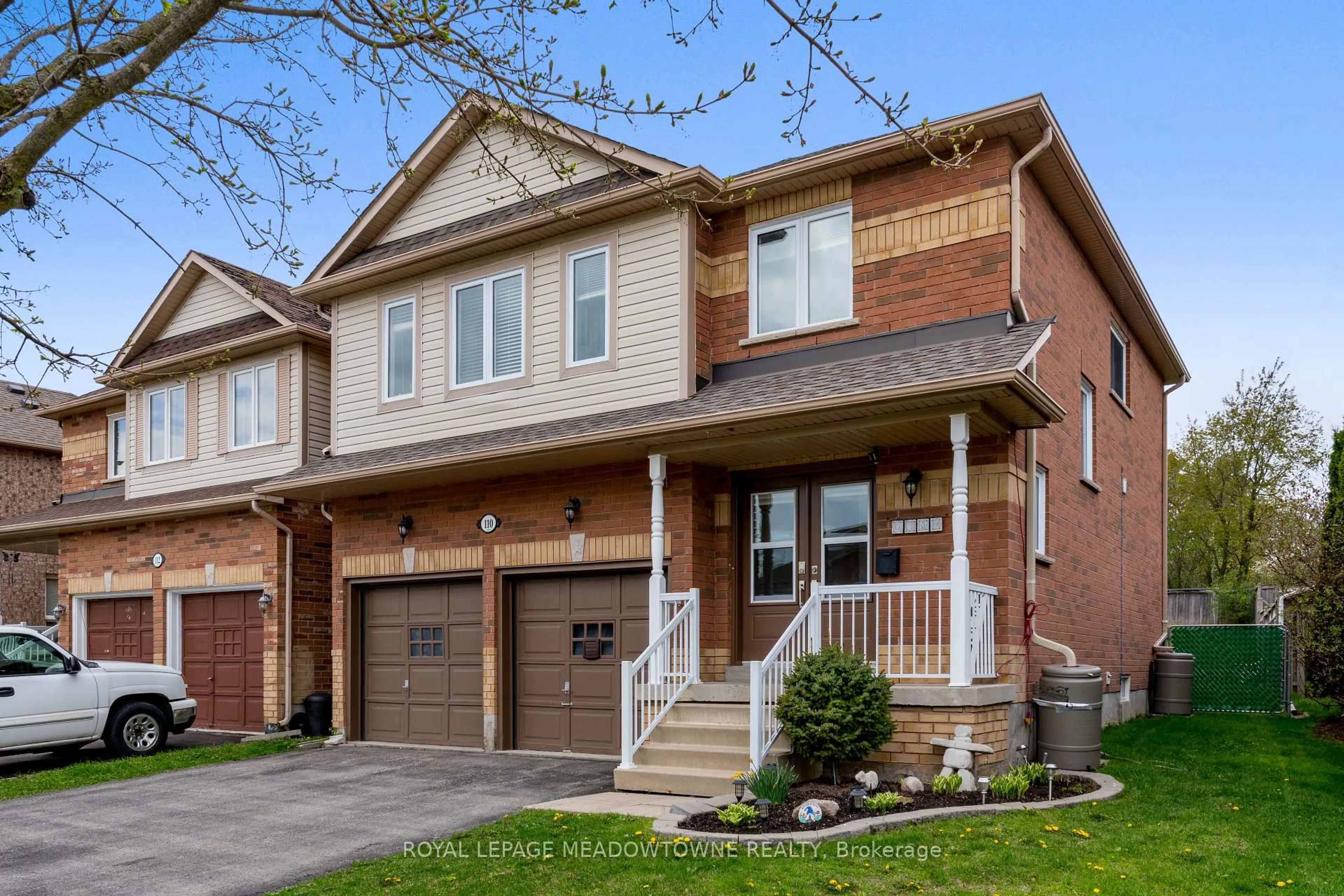 Home with brick exterior material, street for 110 Mowat Cres, Halton Hills Ontario L7G 6C8