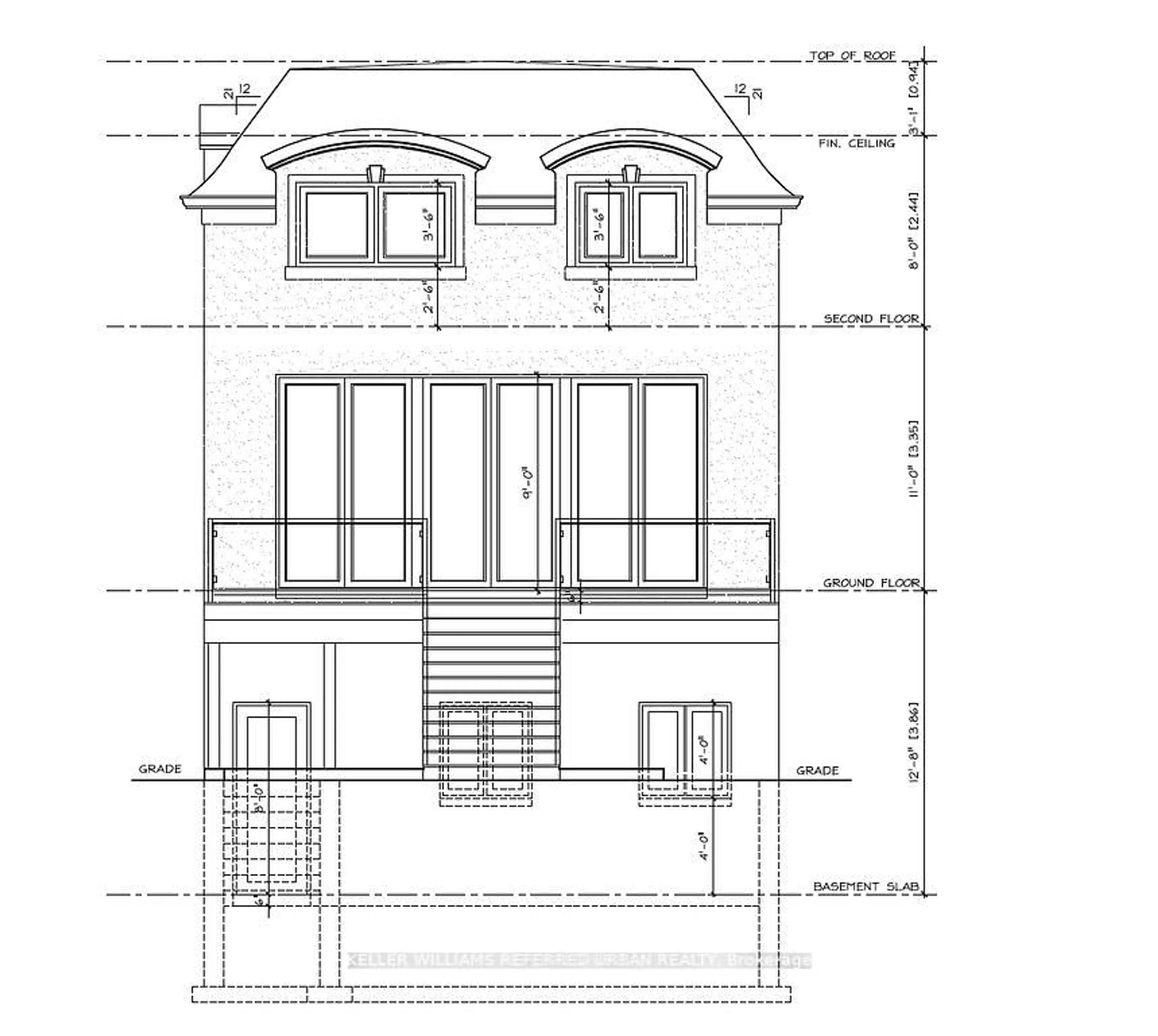 Floor plan for 8 Tilden Cres, Toronto Ontario M9P 1V5