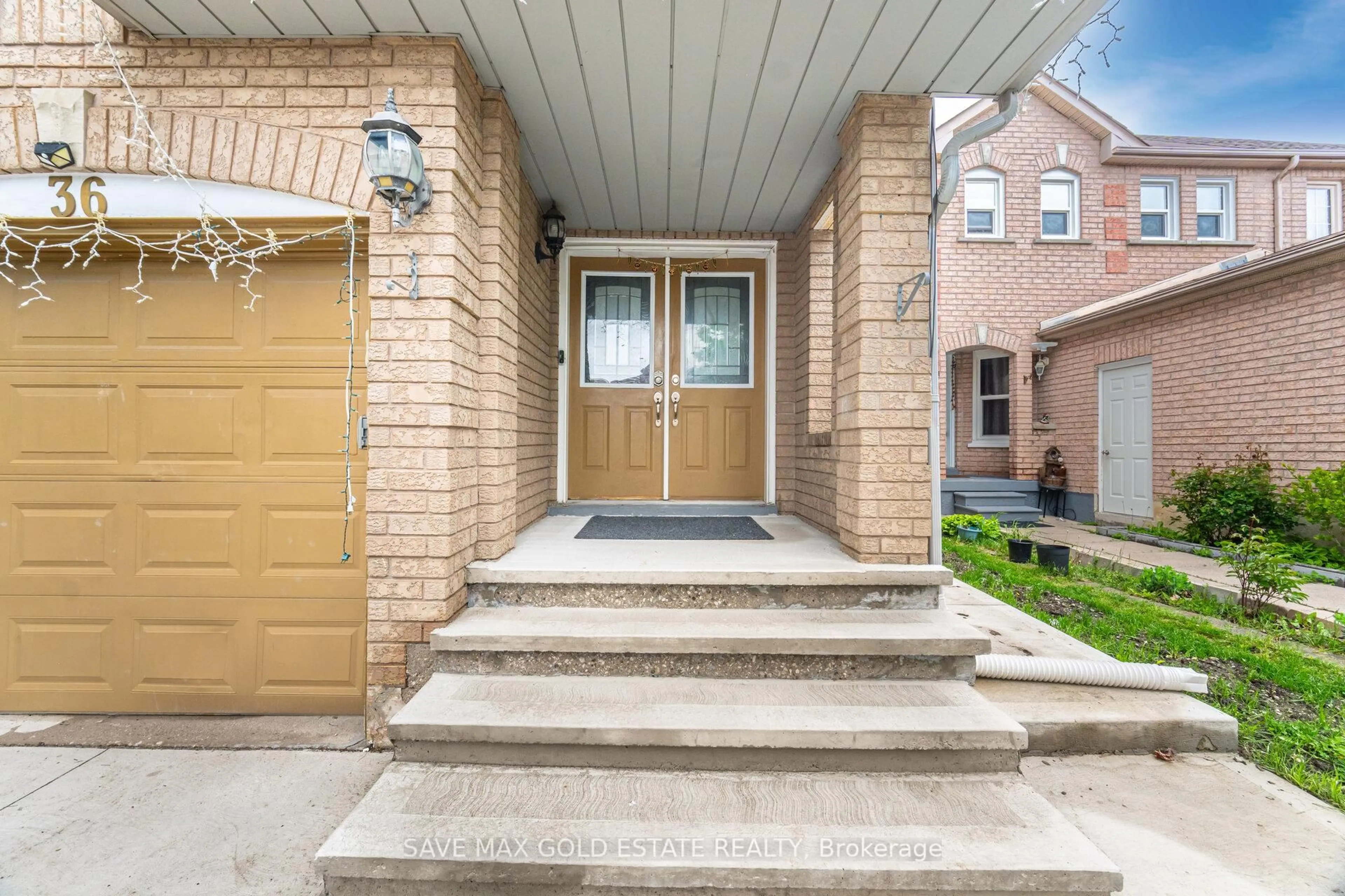 Home with brick exterior material, street for 36 Herkes Dr, Brampton Ontario L6Y 4Z2