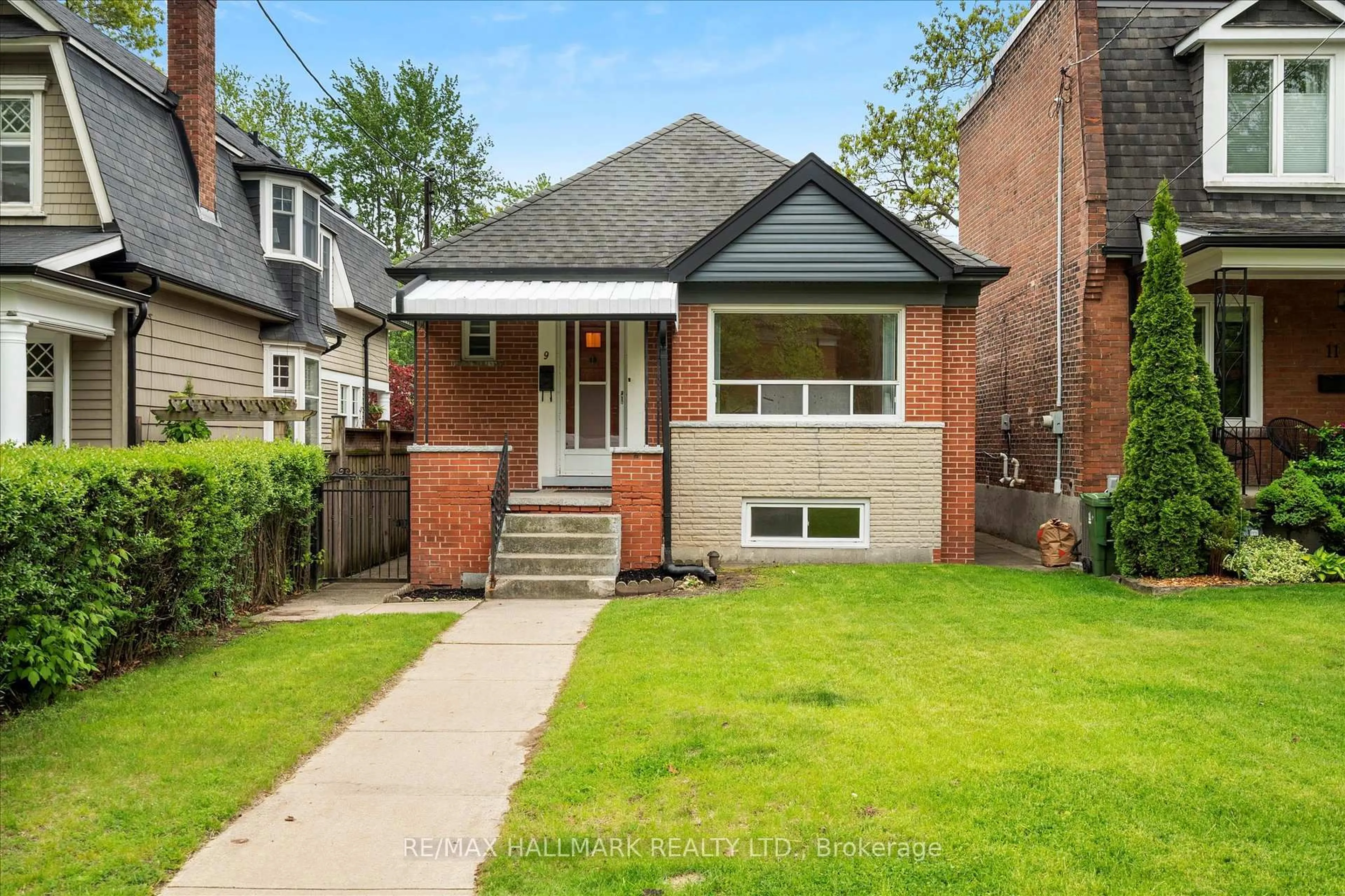 Home with brick exterior material, street for 9 Hanley St, Toronto Ontario M6S 2H3
