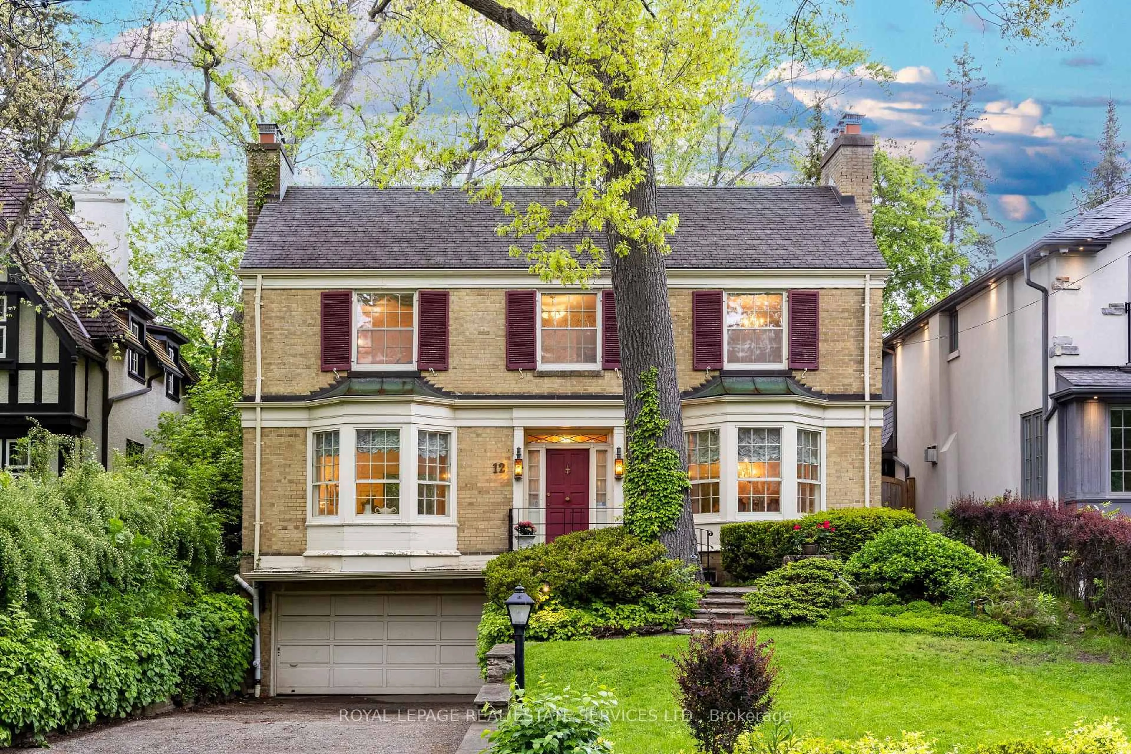 Home with brick exterior material, street for 12 Queen Marys Dr, Toronto Ontario M8X 1S2