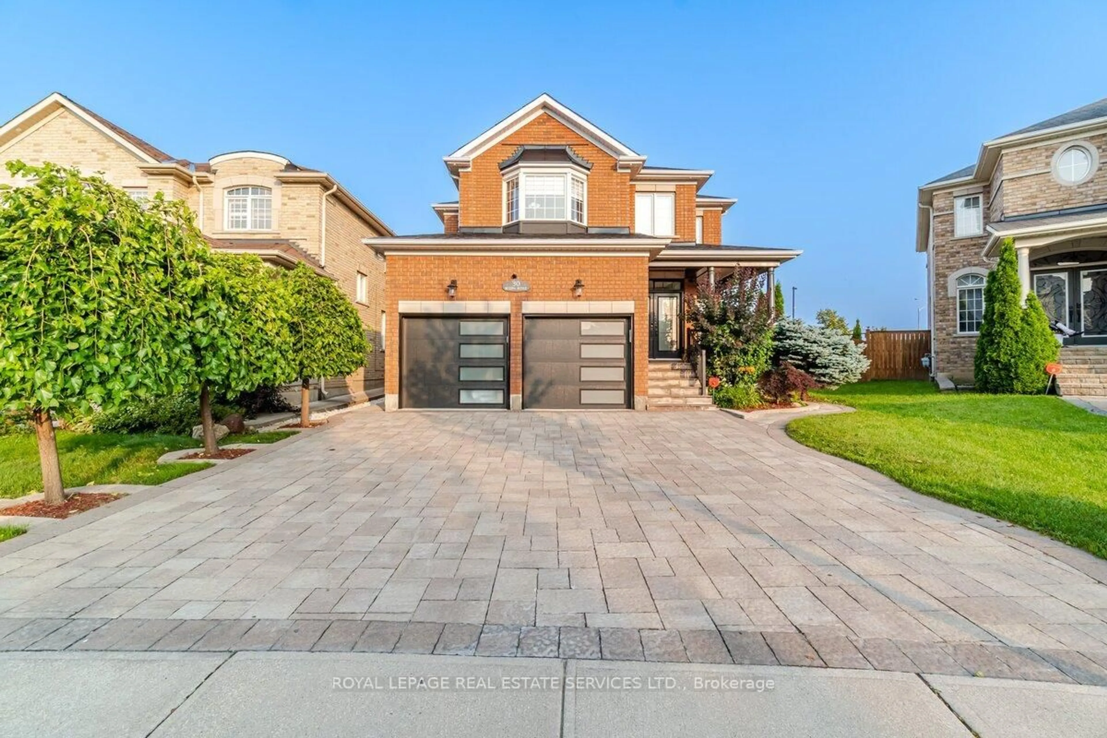 Home with brick exterior material, street for 30 Messina Ave, Brampton Ontario L6Y 0M8