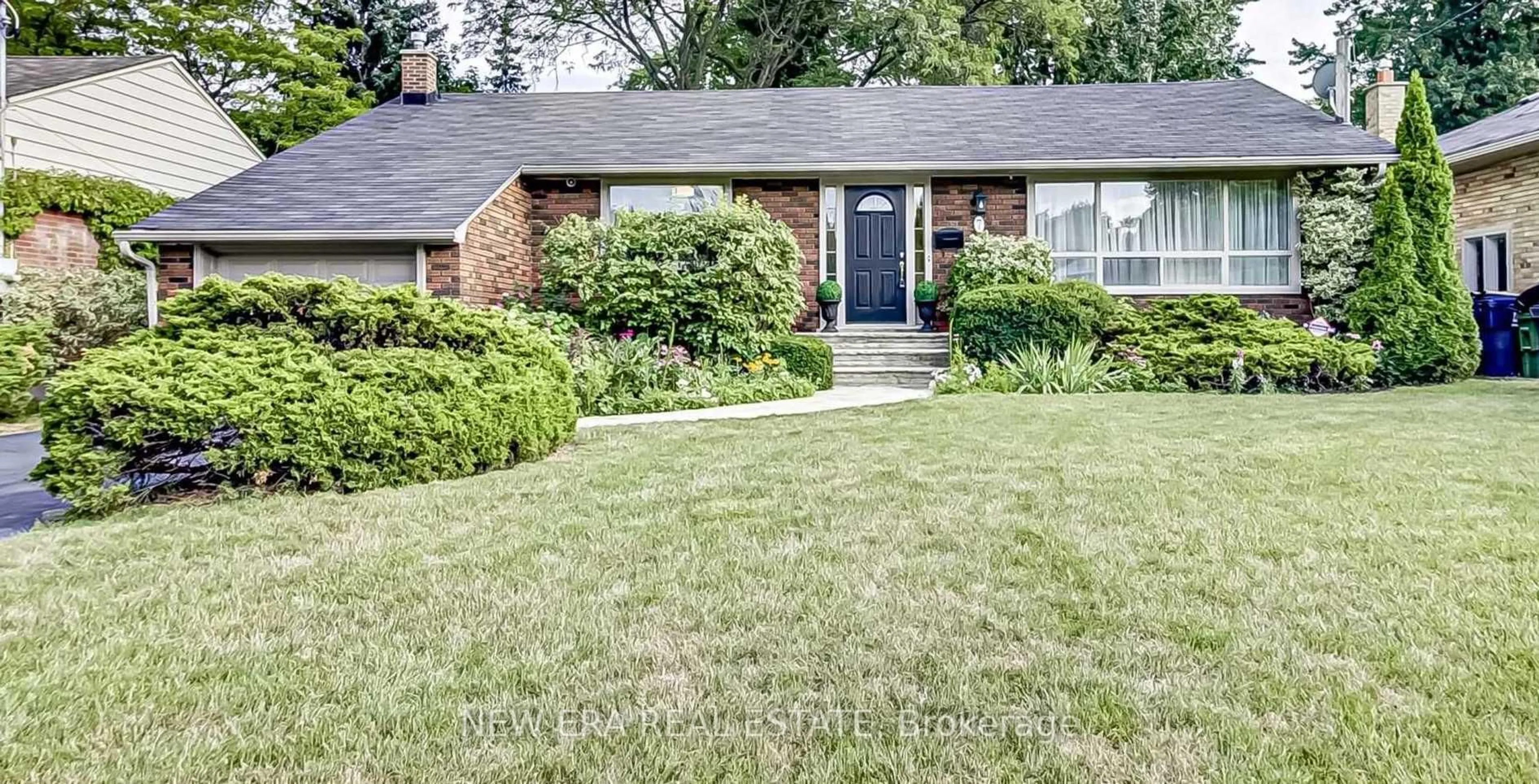 Home with brick exterior material, street for 7 Greening Cres, Toronto Ontario M9A 1N9