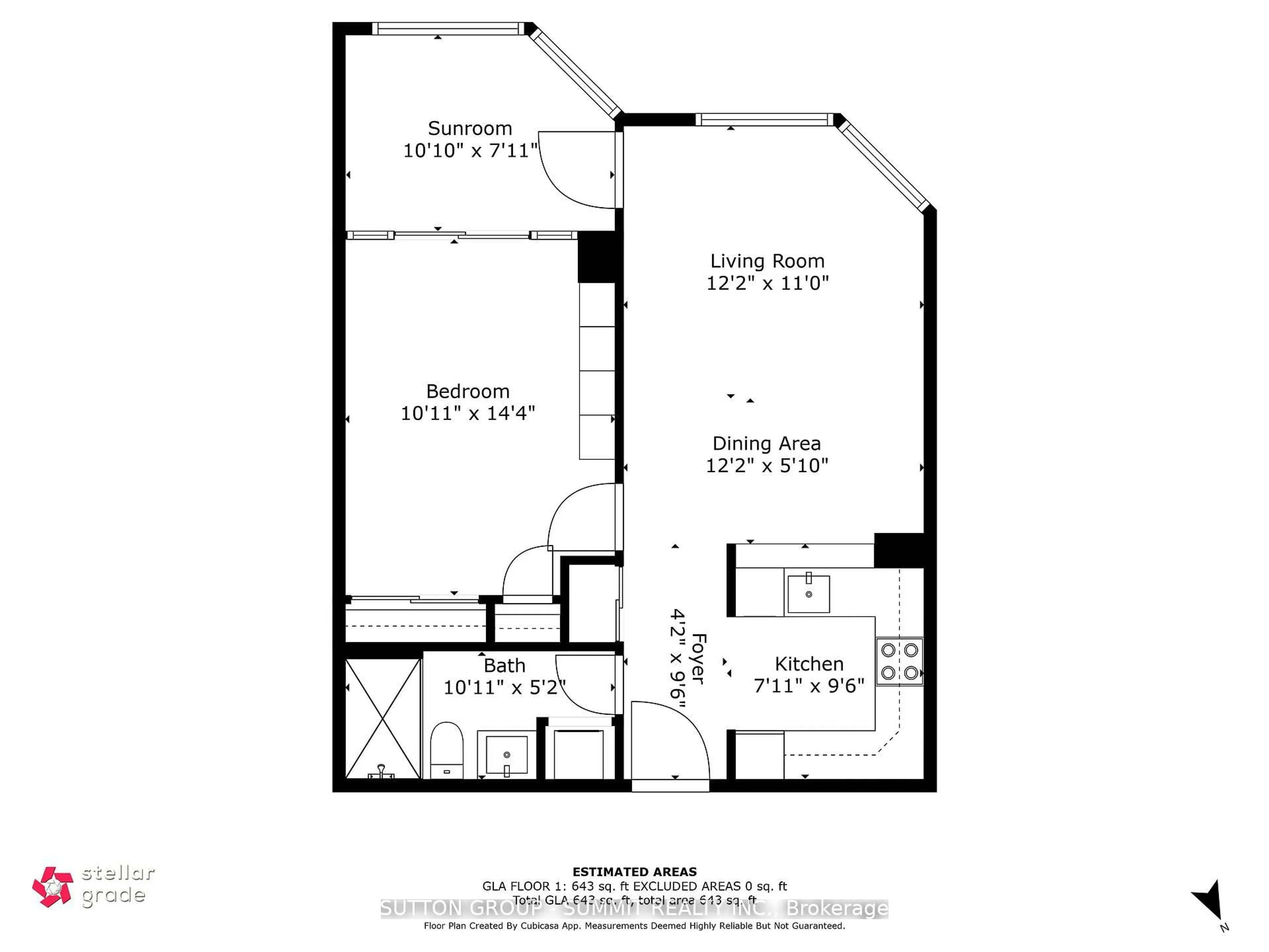 Floor plan for 2155 Burnhamthorpe Rd #1208, Mississauga Ontario L5L 5P4