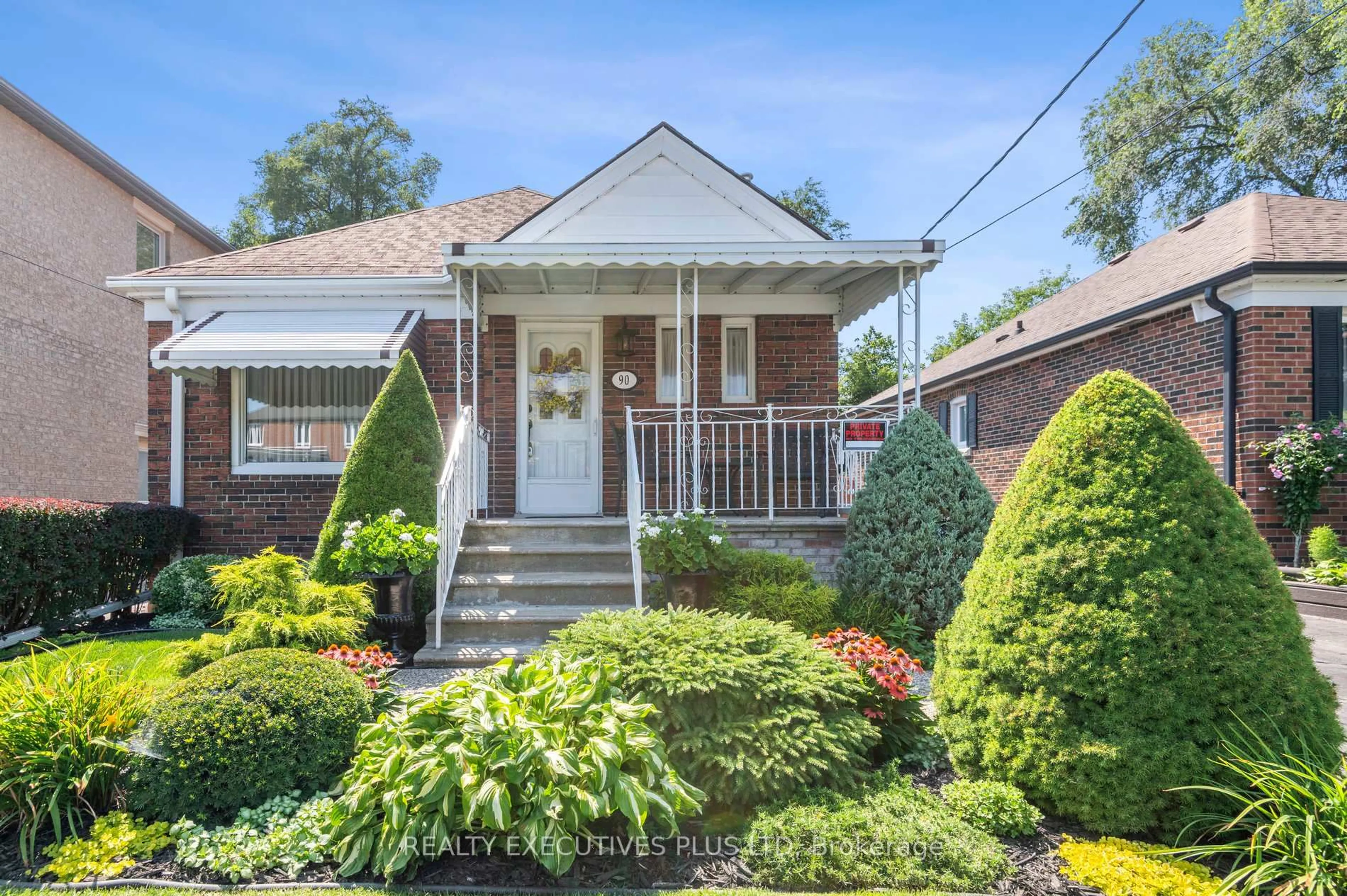Home with brick exterior material, street for 90 Spears St, Toronto Ontario M6N 3X7
