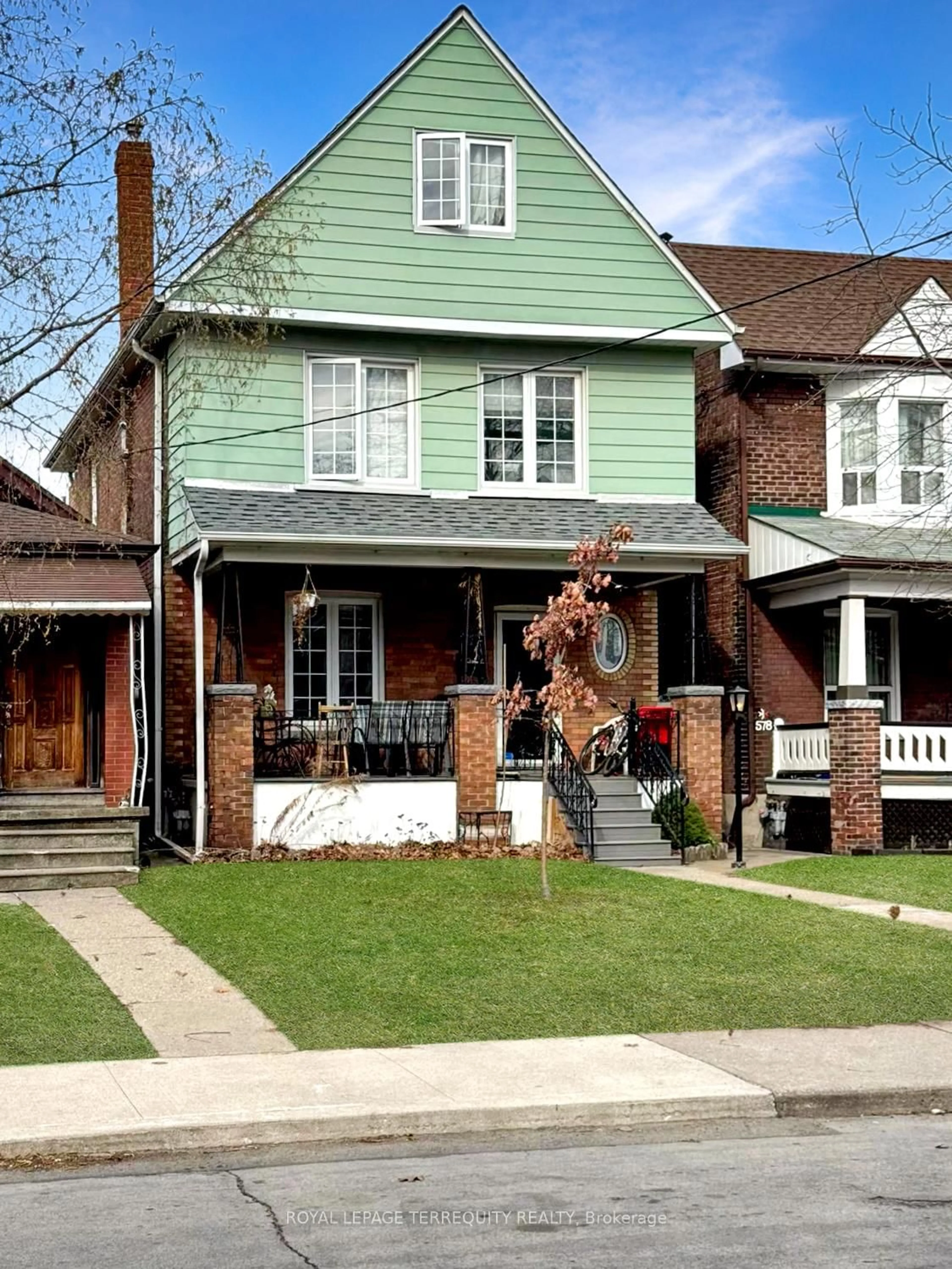 Home with brick exterior material, street for 578 Durie St, Toronto Ontario M6S 3H1