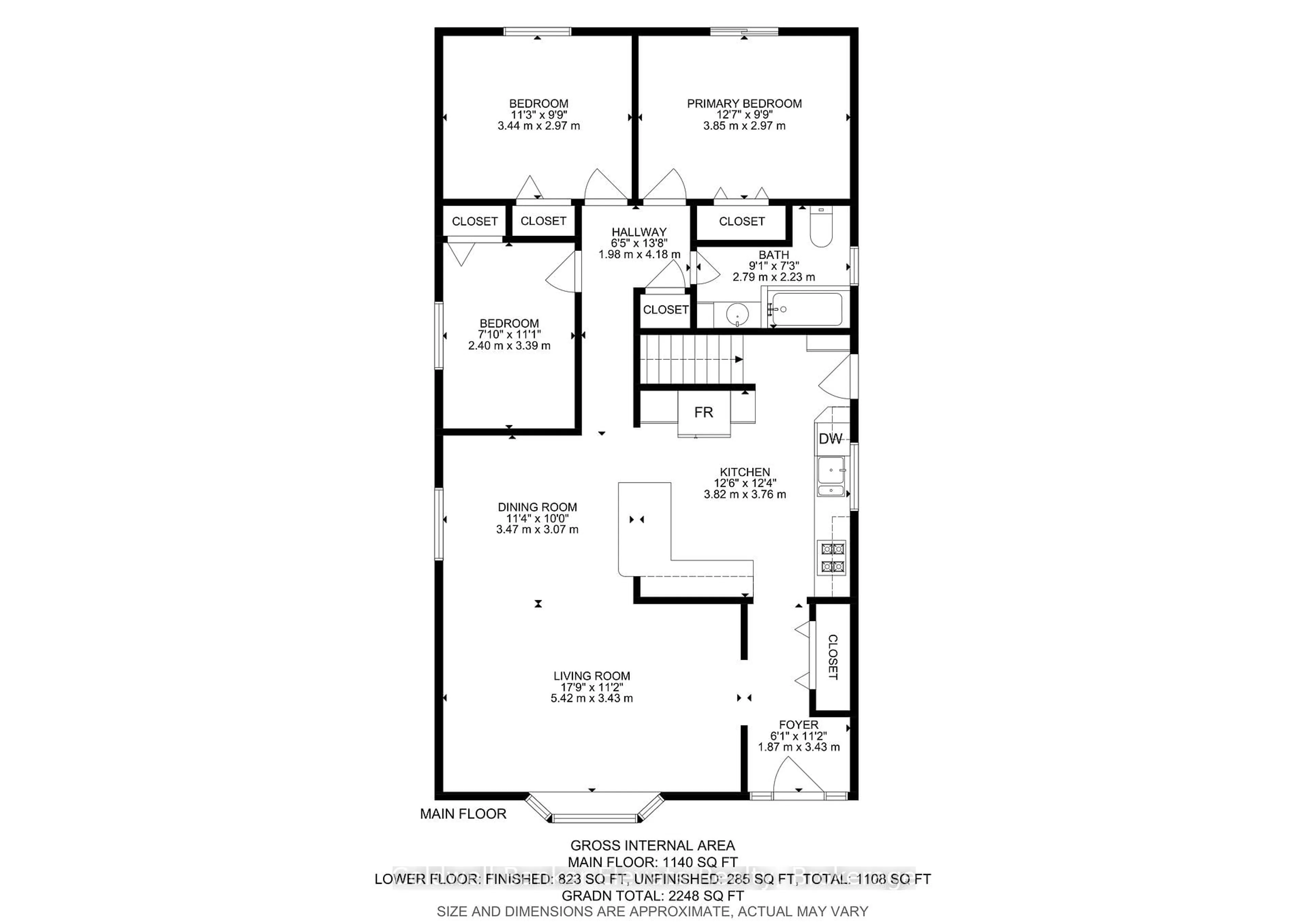 Floor plan for 183 Delrex Blvd, Halton Hills Ontario L7G 4E4