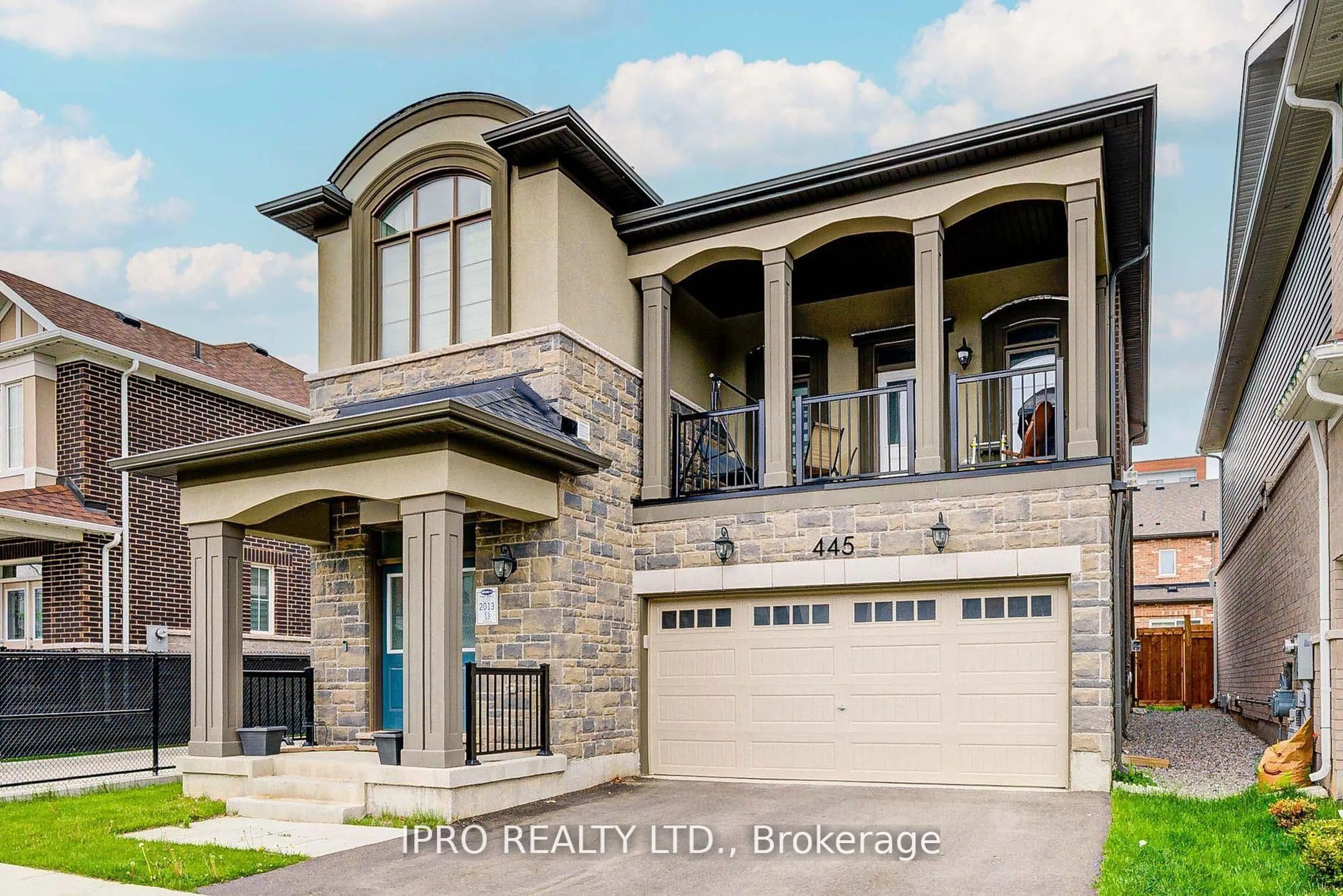 Home with brick exterior material, street for 445 Boyd Lane, Milton Ontario L9T 8Z4