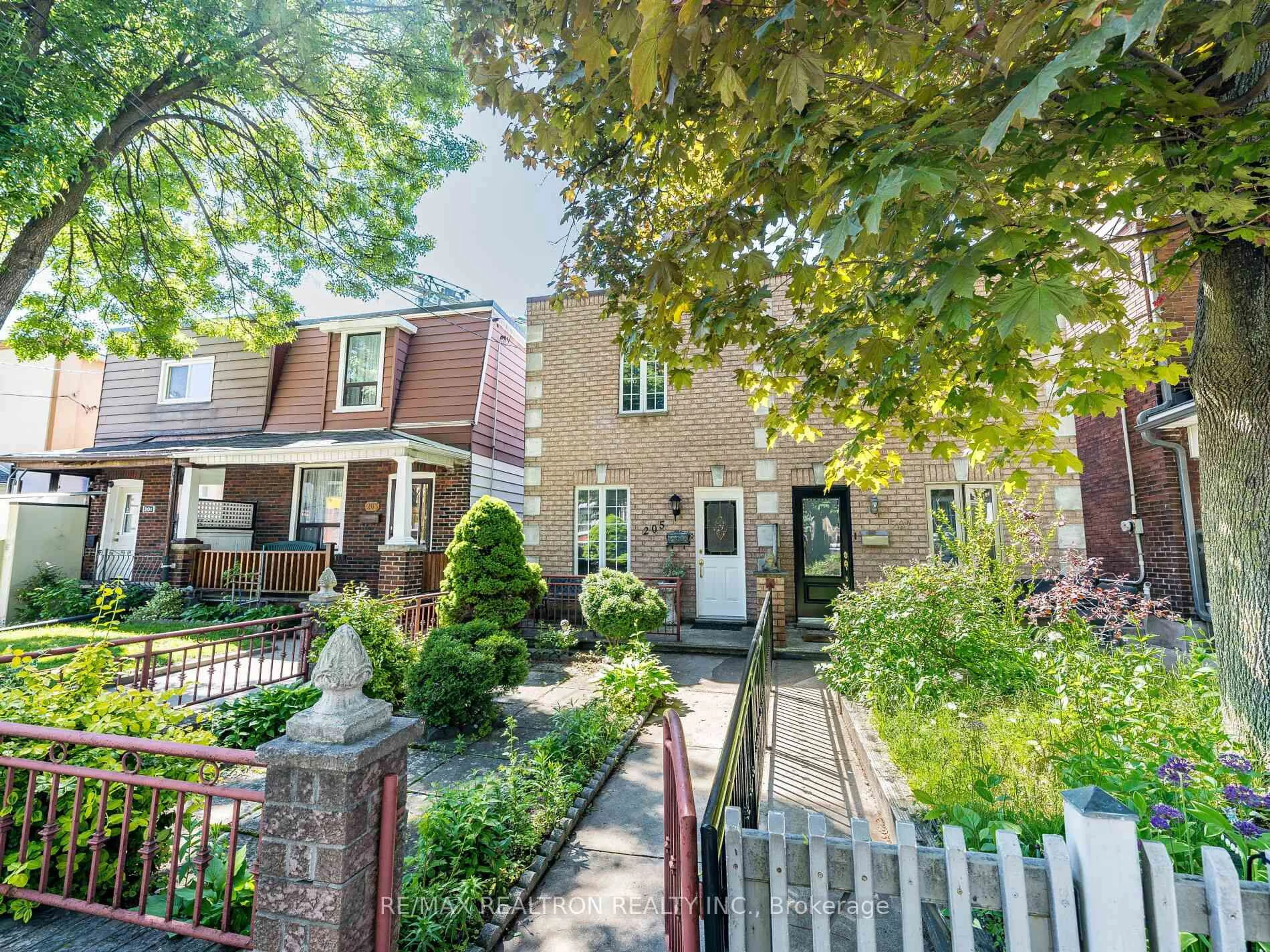 Home with brick exterior material, street for 205 Wallace Ave, Toronto Ontario M6H 1V5