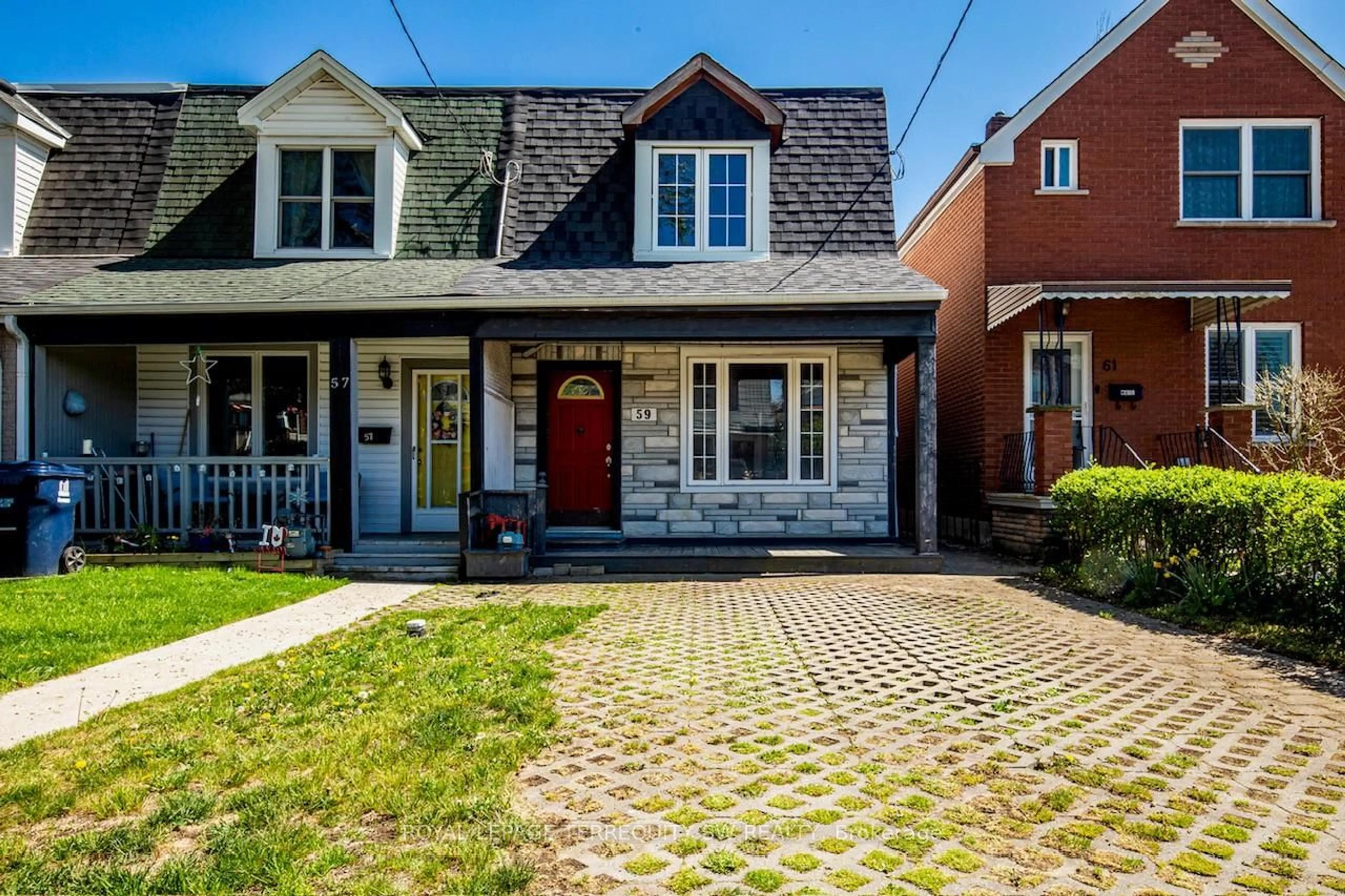 Home with brick exterior material, street for 59 Vanevery St, Toronto Ontario M8V 1Y5