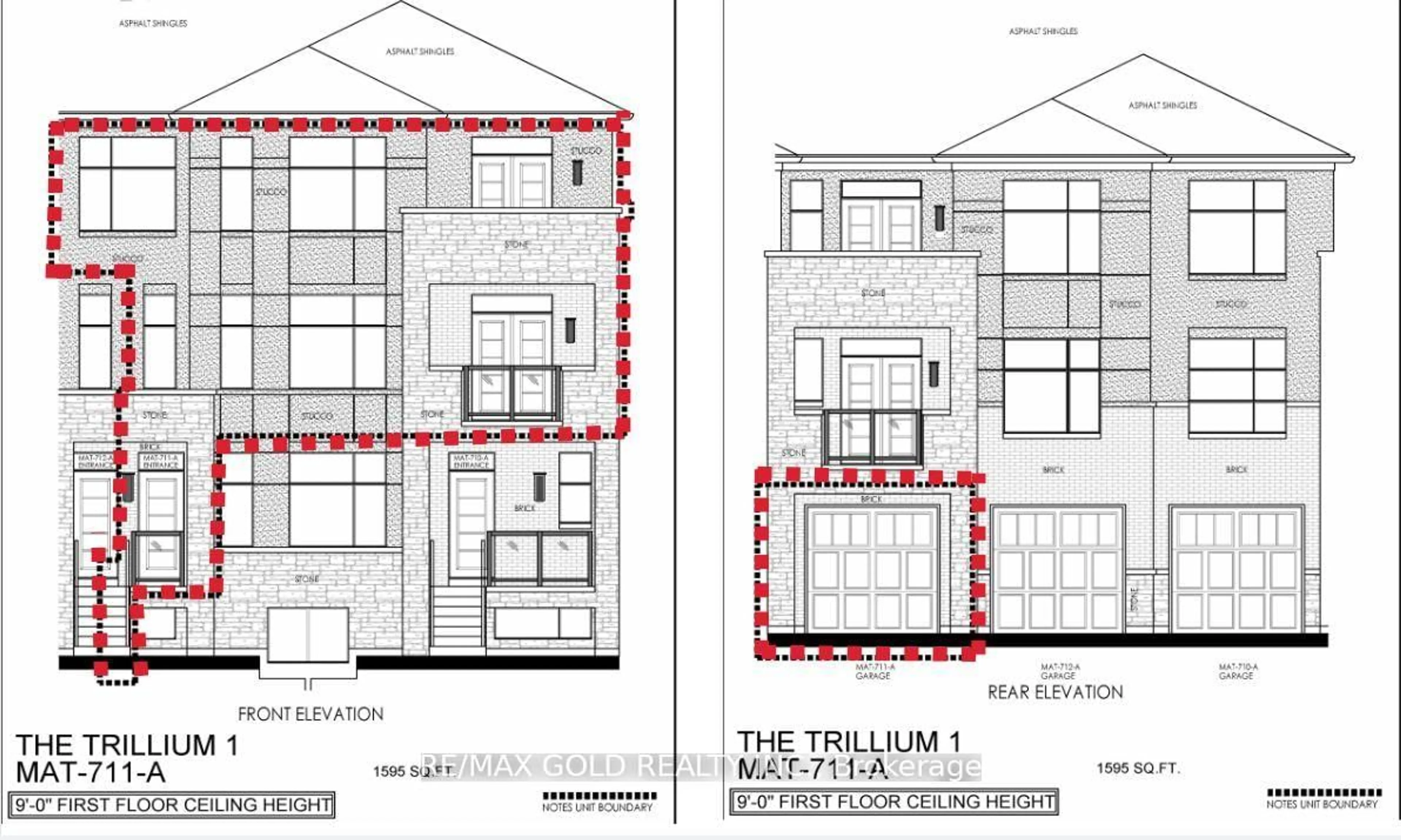 Floor plan for 35 Fieldridge Cres #36, Brampton Ontario L6R 4G6