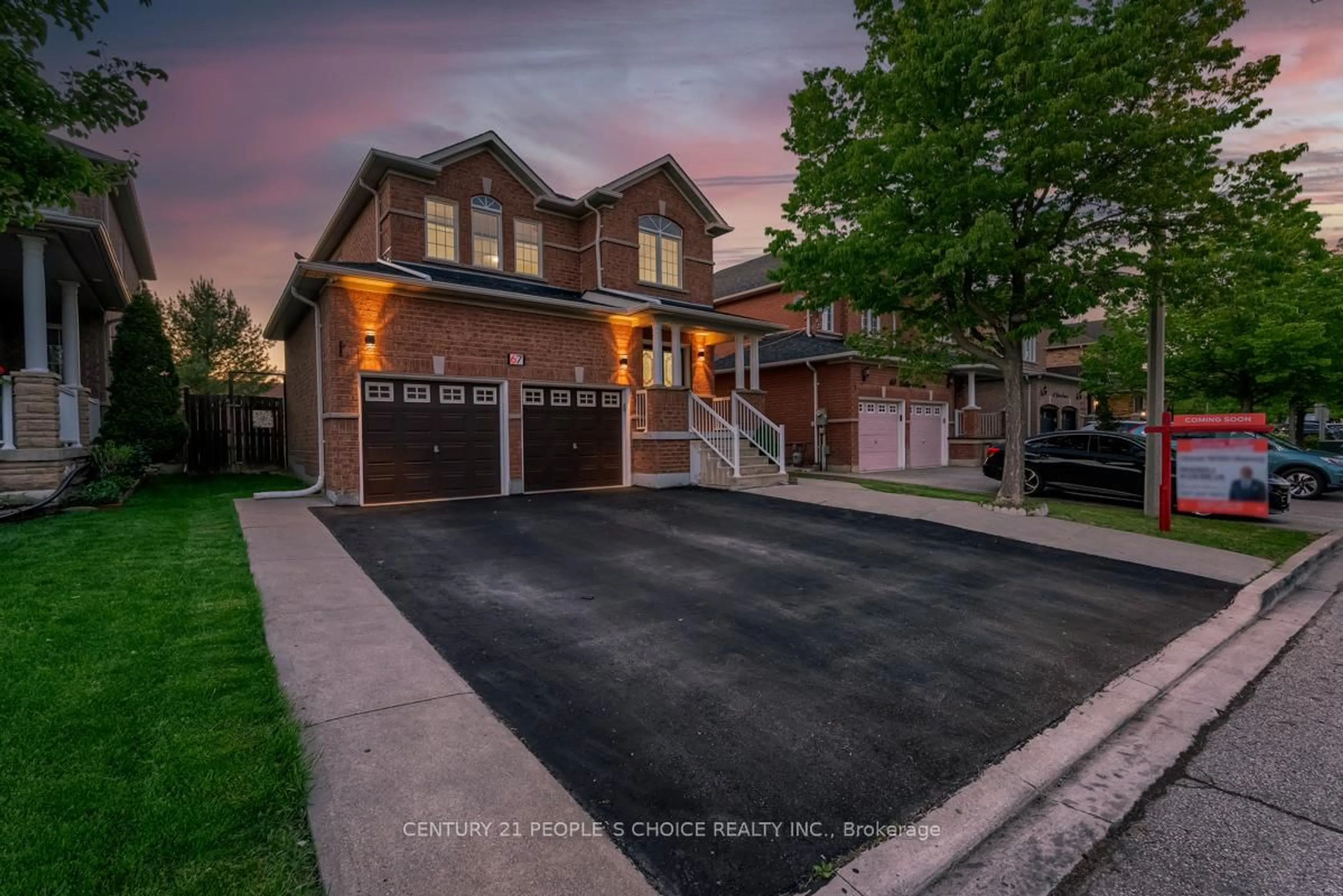 Home with brick exterior material, street for 67 Gallucci Cres, Brampton Ontario L6P 1R6