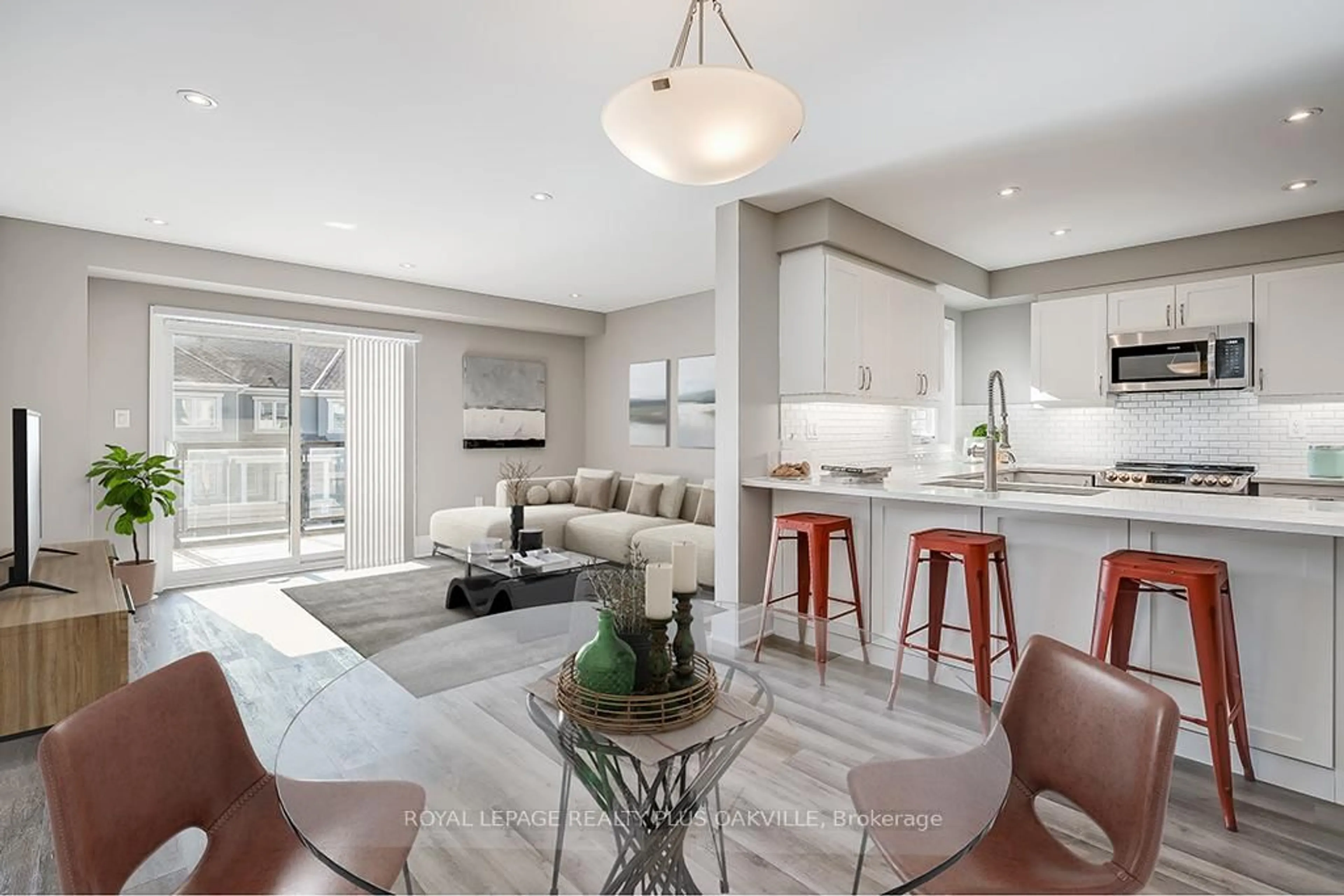 Open concept kitchen, unknown for 512 Bellflower Crt, Milton Ontario L9E 1W4