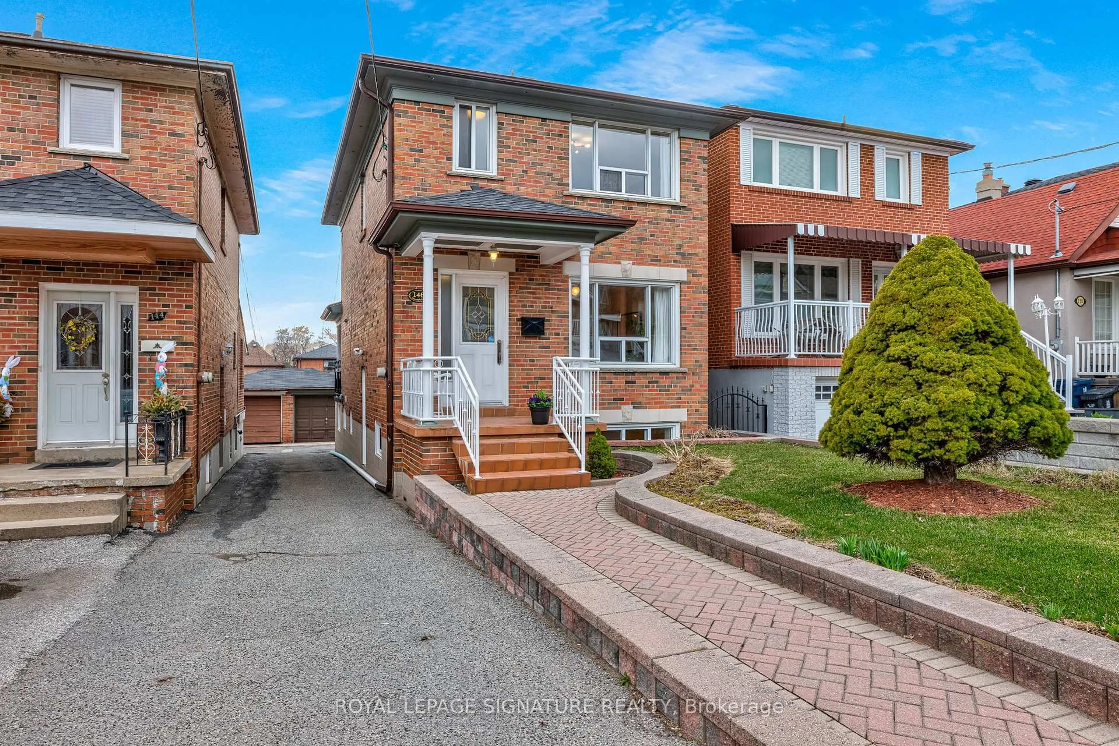 Home with brick exterior material, street for 146 Ennerdale Rd, Toronto Ontario M6E 4C9