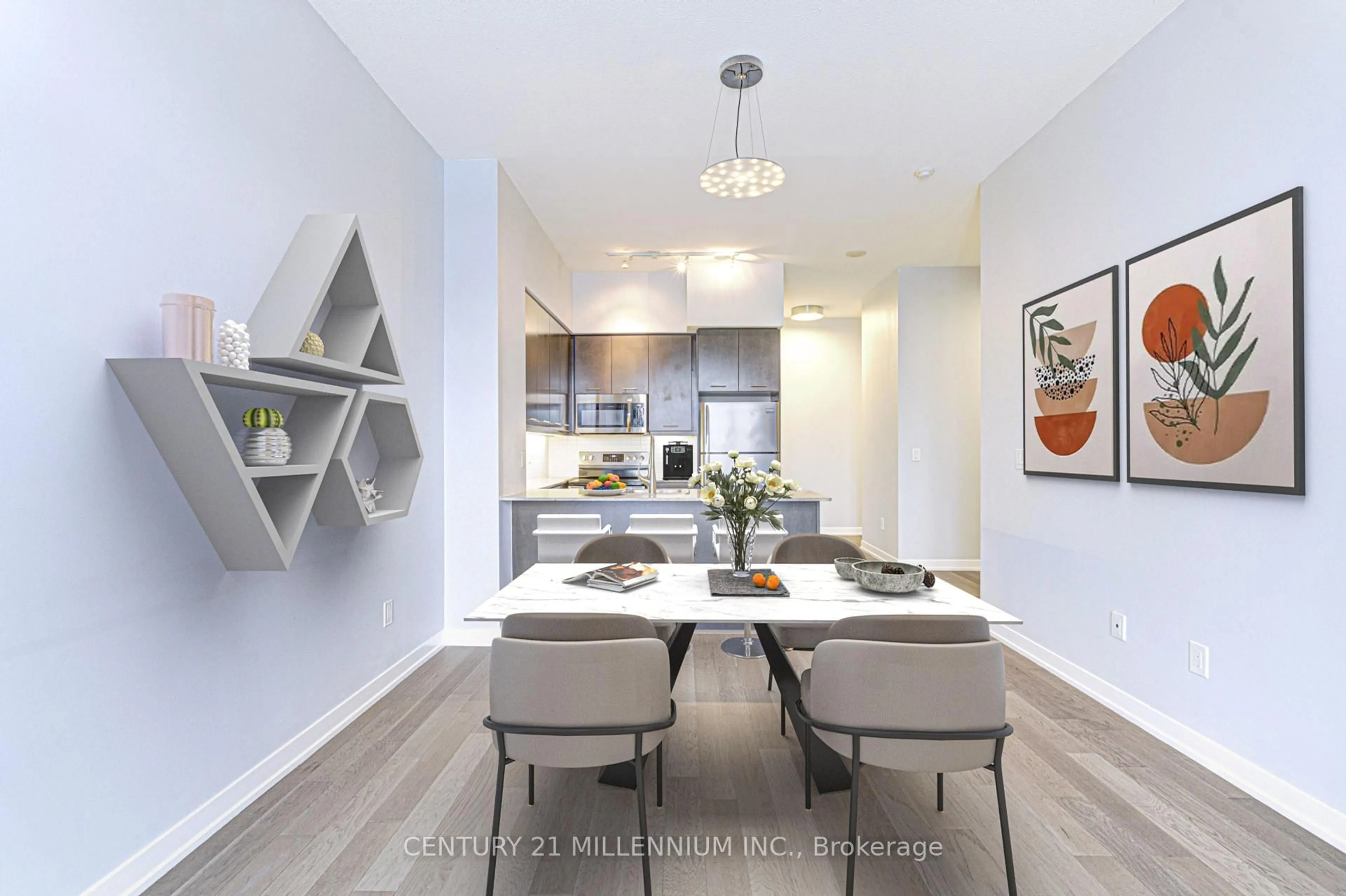 Open concept kitchen, unknown for 365 Prince Of Wales Dr #411, Mississauga Ontario L5B 0G6