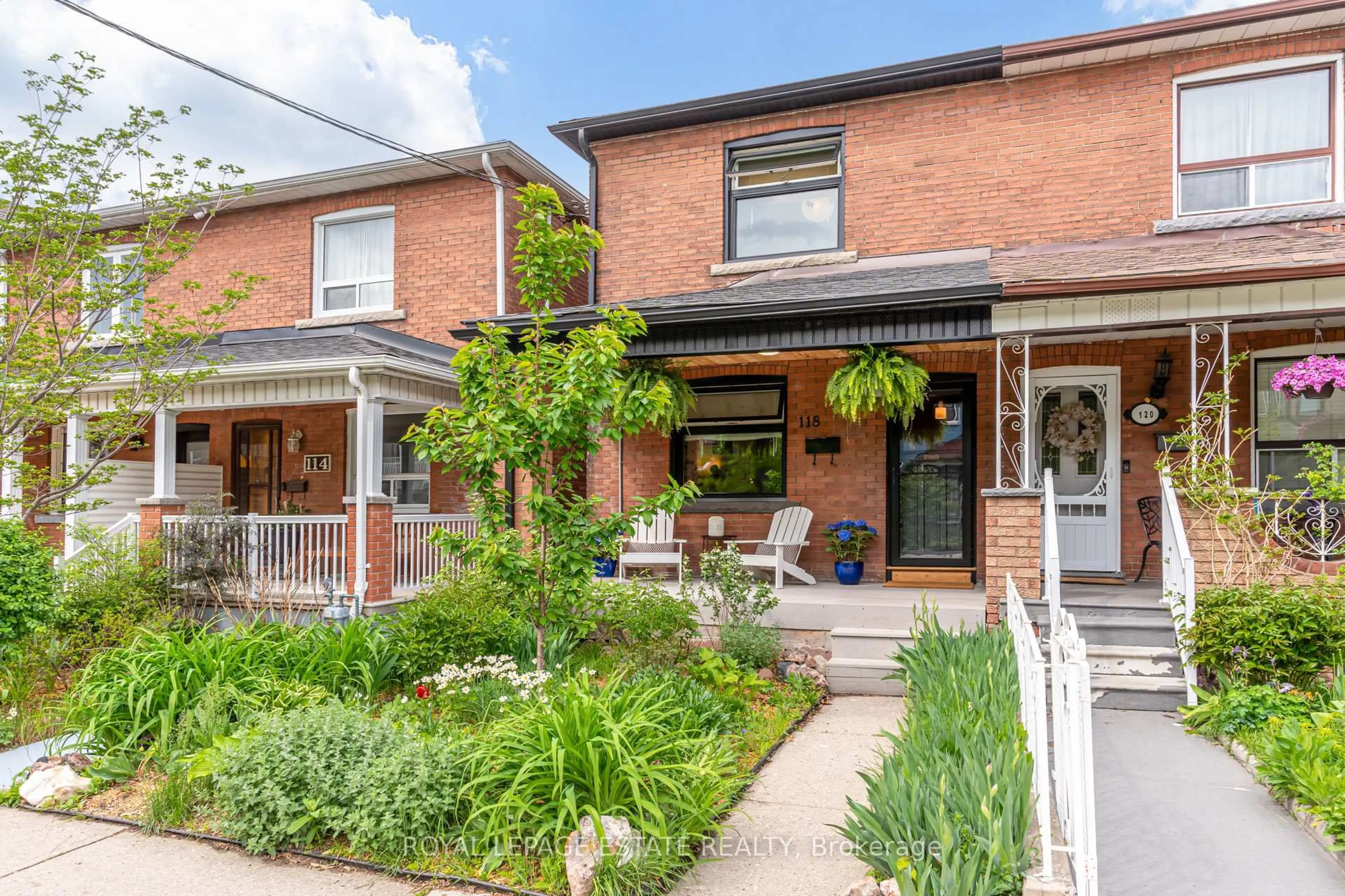 Home with brick exterior material, street for 118 Mulock Ave, Toronto Ontario M6N 3C6