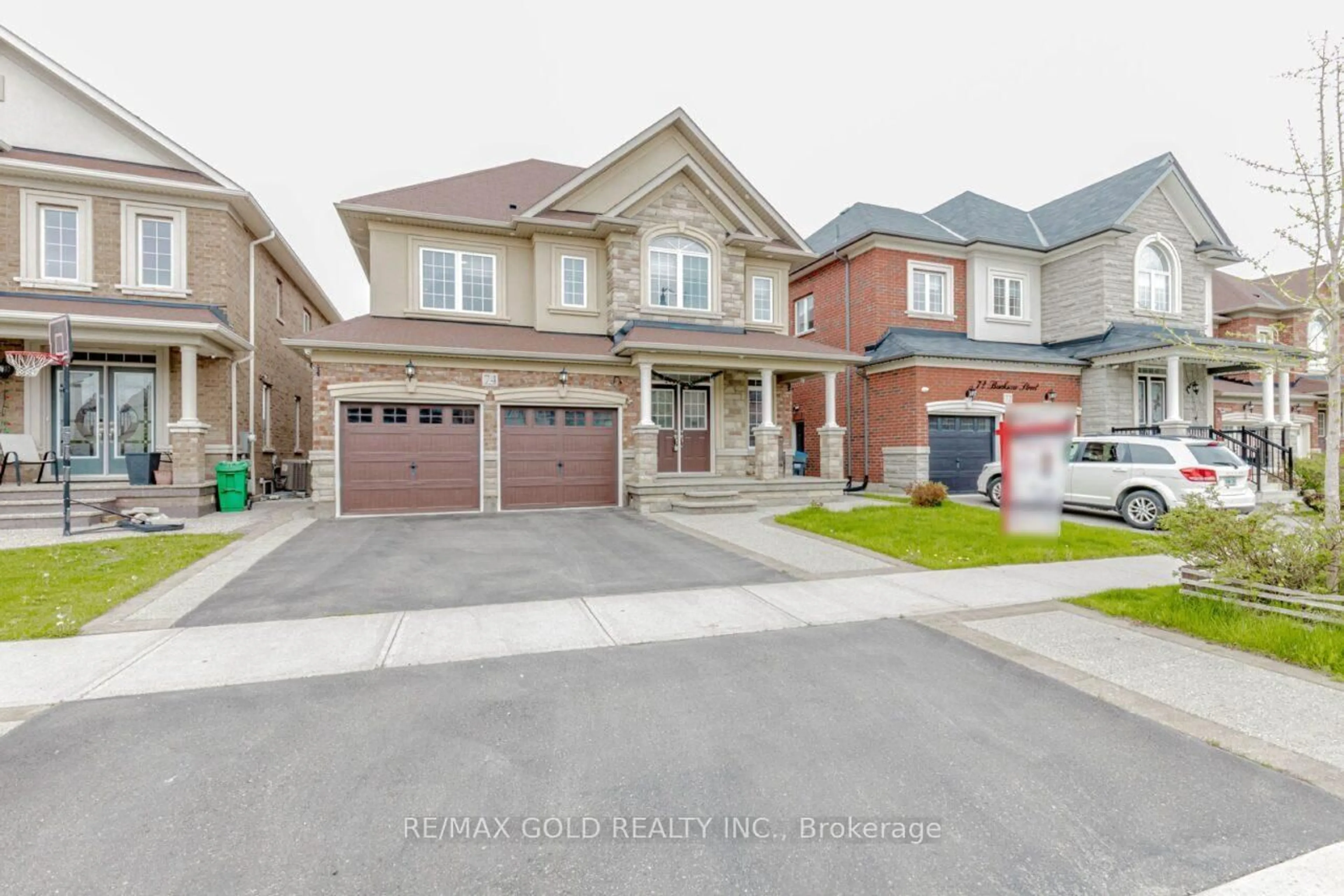 Home with brick exterior material, street for 74 Bucksaw St, Brampton Ontario L7A 4R3