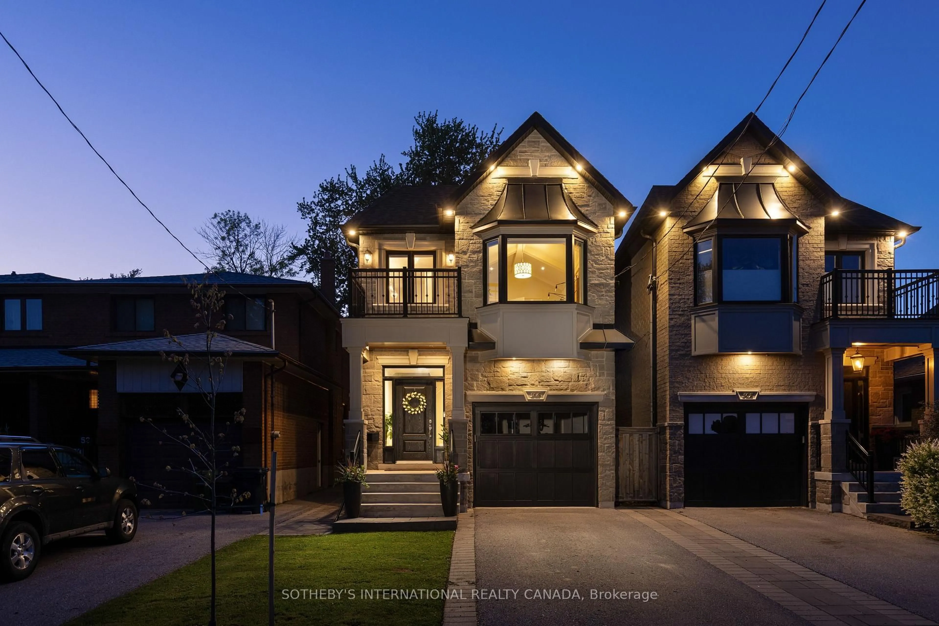 Home with brick exterior material, street for 50B Laburnham Ave, Toronto Ontario M8W 1S7