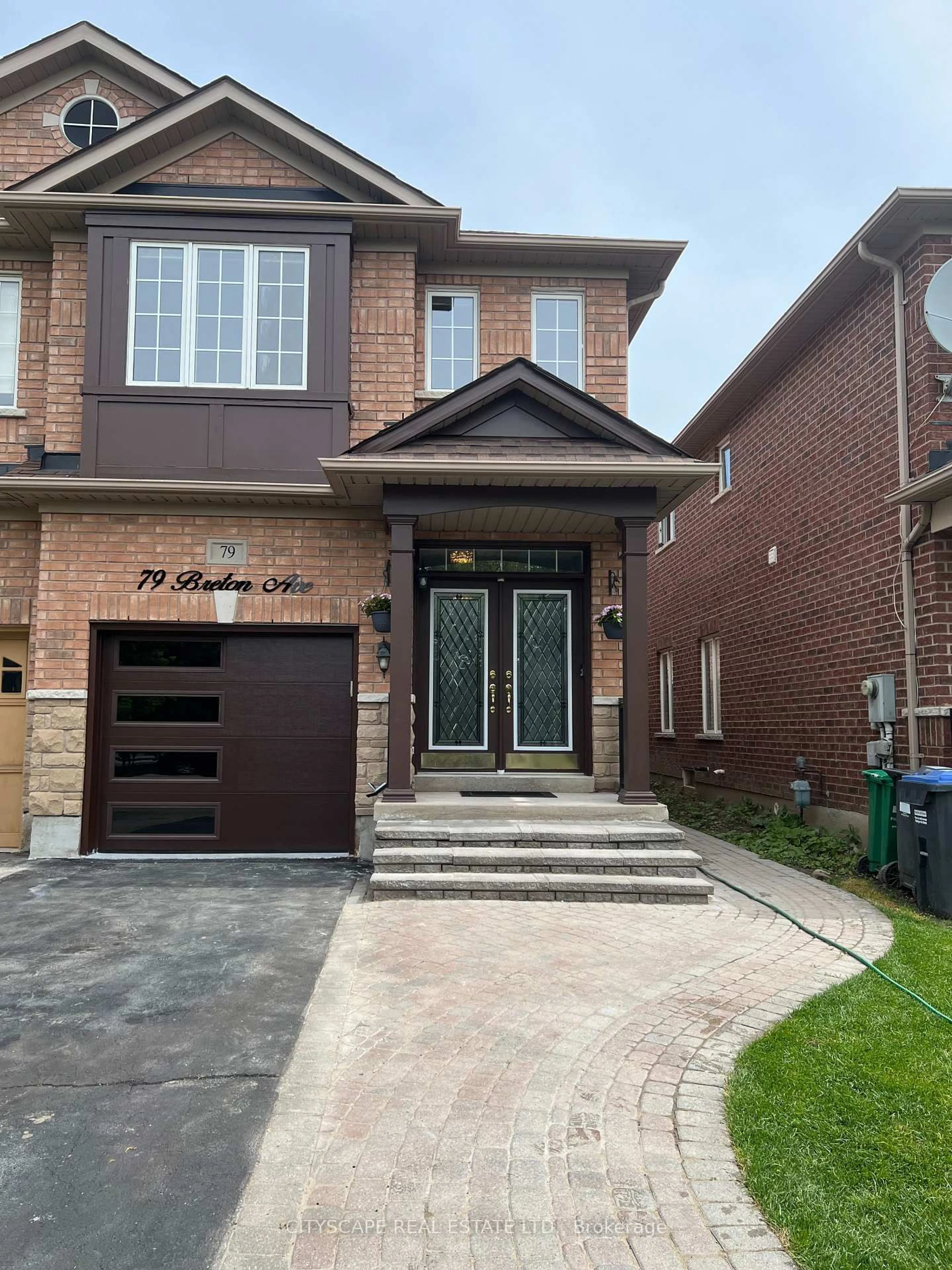 Home with brick exterior material, street for 79 Breton Ave, Mississauga Ontario L4Z 4K5