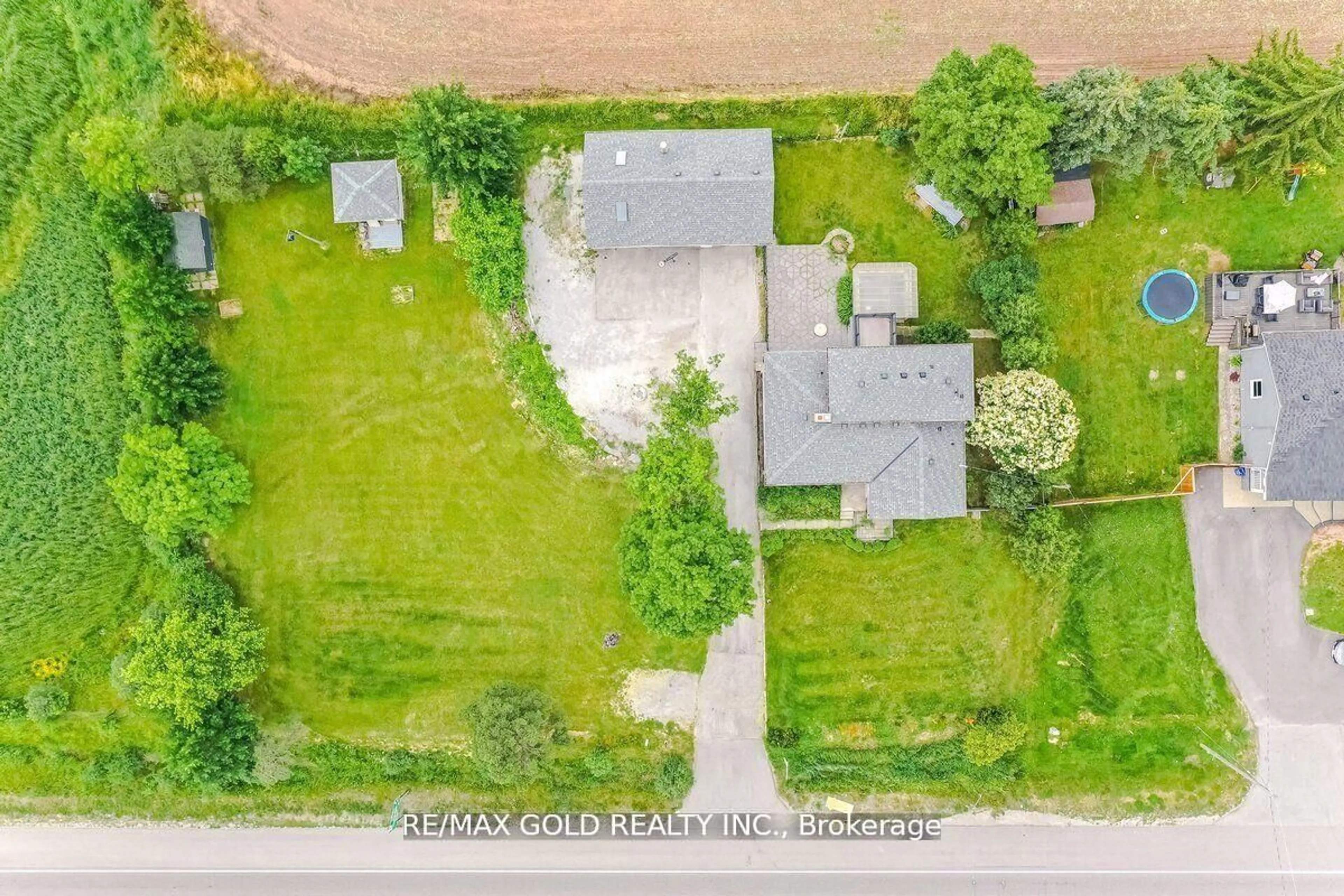 A pic from outside/outdoor area/front of a property/back of a property/a pic from drone, street for 13618 Highway 7 N/A, Halton Hills Ontario L7G 4S4