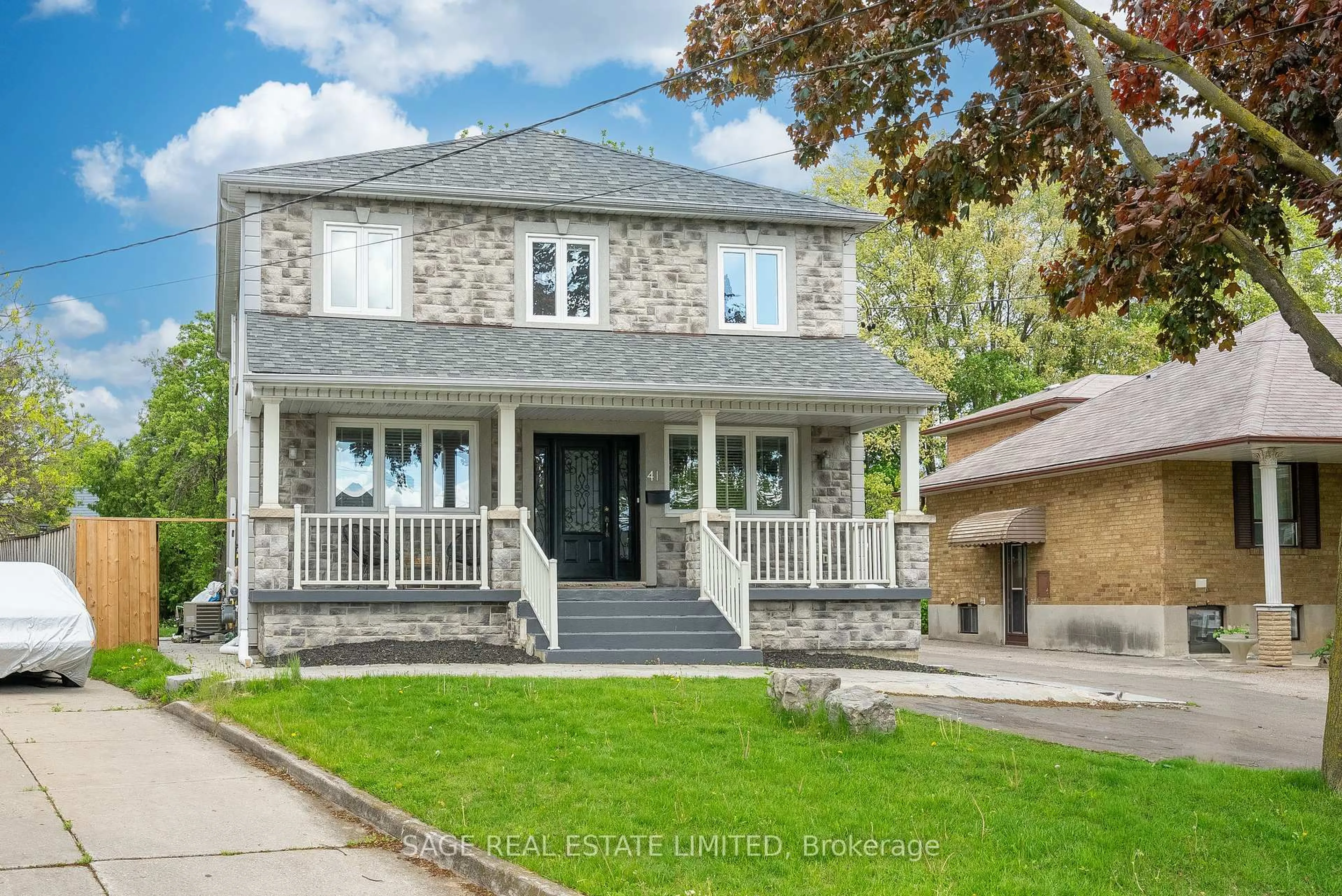 Home with brick exterior material, street for 41 Ann Arbour Rd, Toronto Ontario M9M 2J5