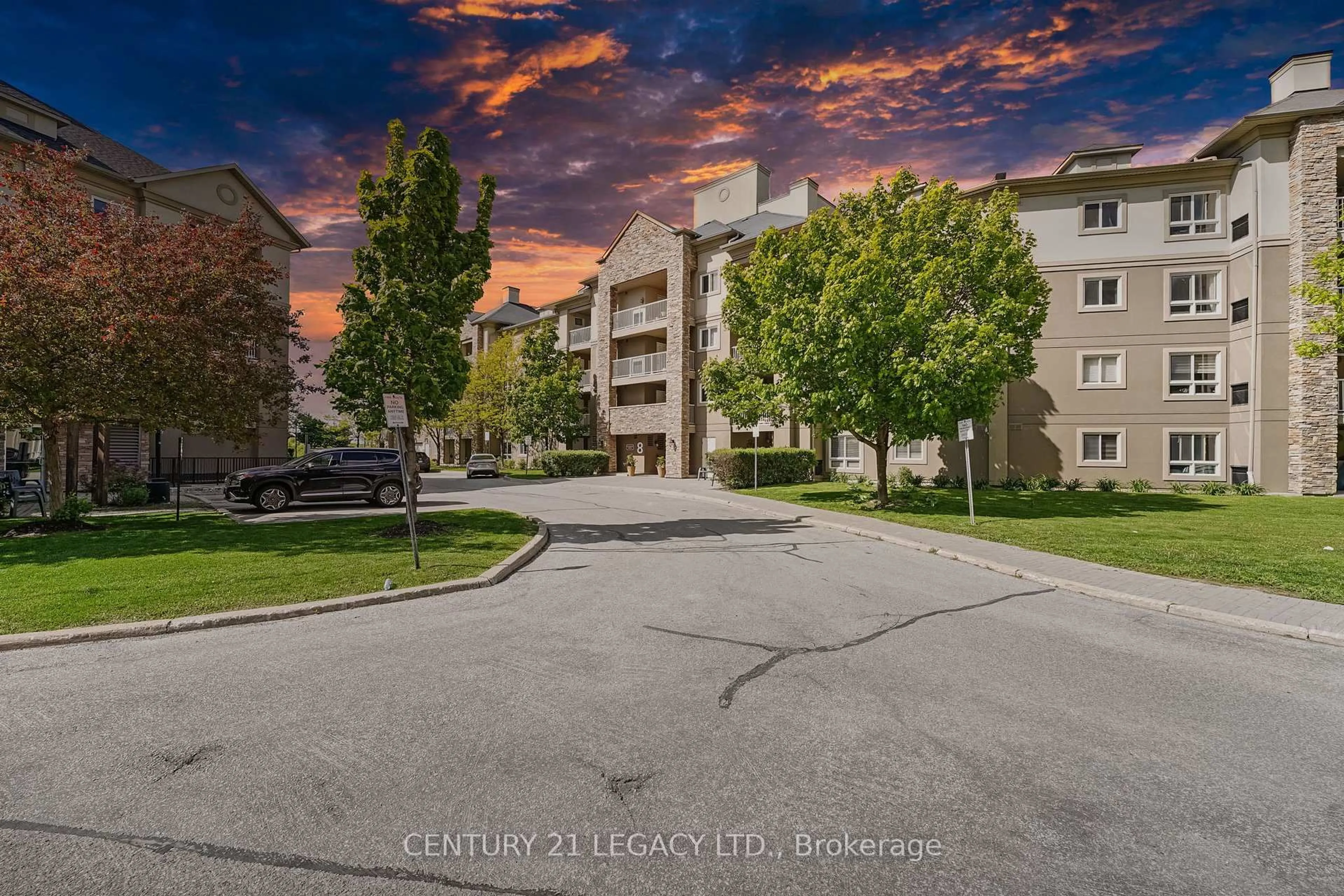 A pic from outside/outdoor area/front of a property/back of a property/a pic from drone, unknown for 8 Dayspring Circ #1307, Brampton Ontario L6P 2Z7