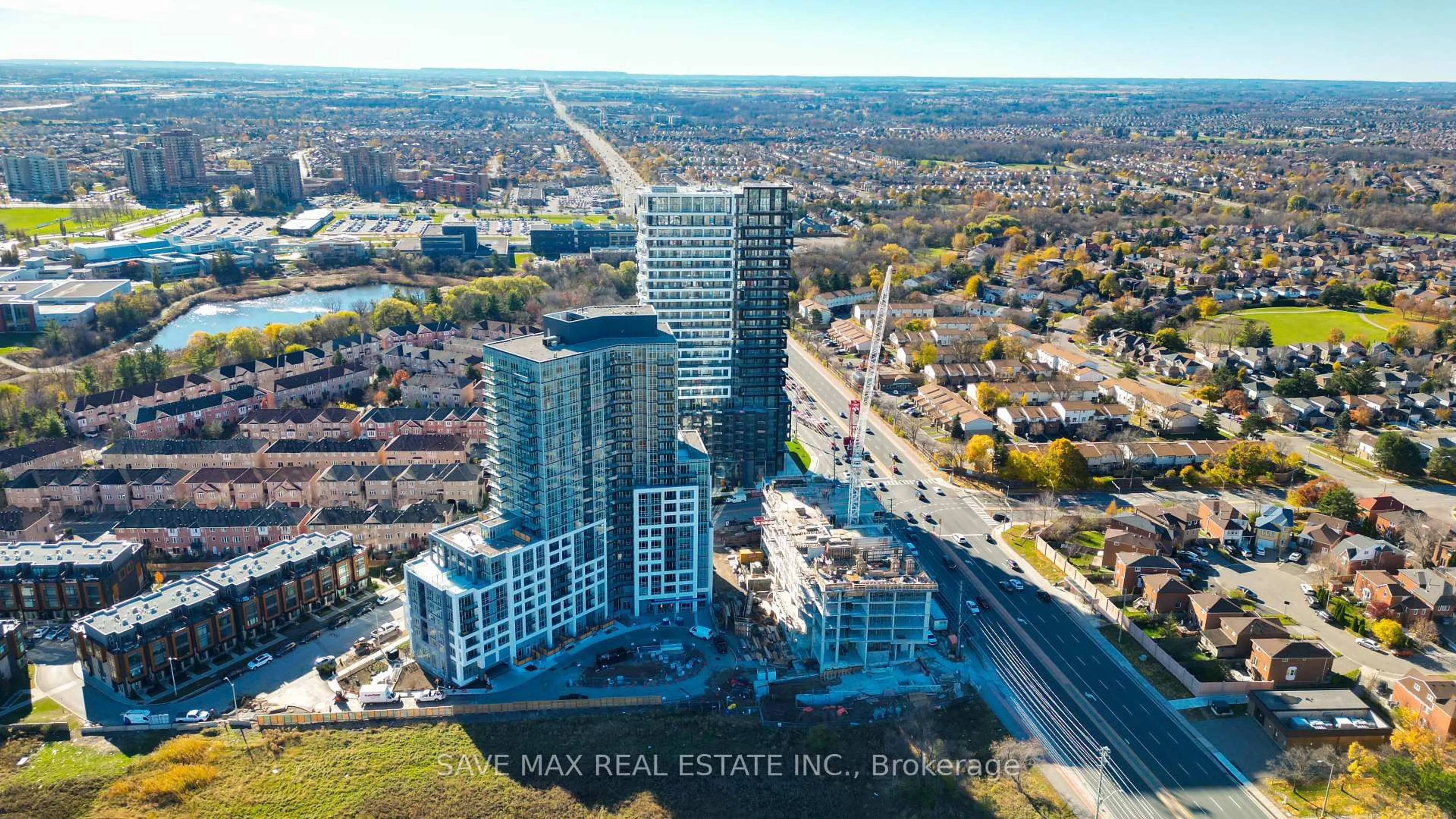A pic from outside/outdoor area/front of a property/back of a property/a pic from drone, unknown for 225 Malta Ave #421, Brampton Ontario L6Y 6L6