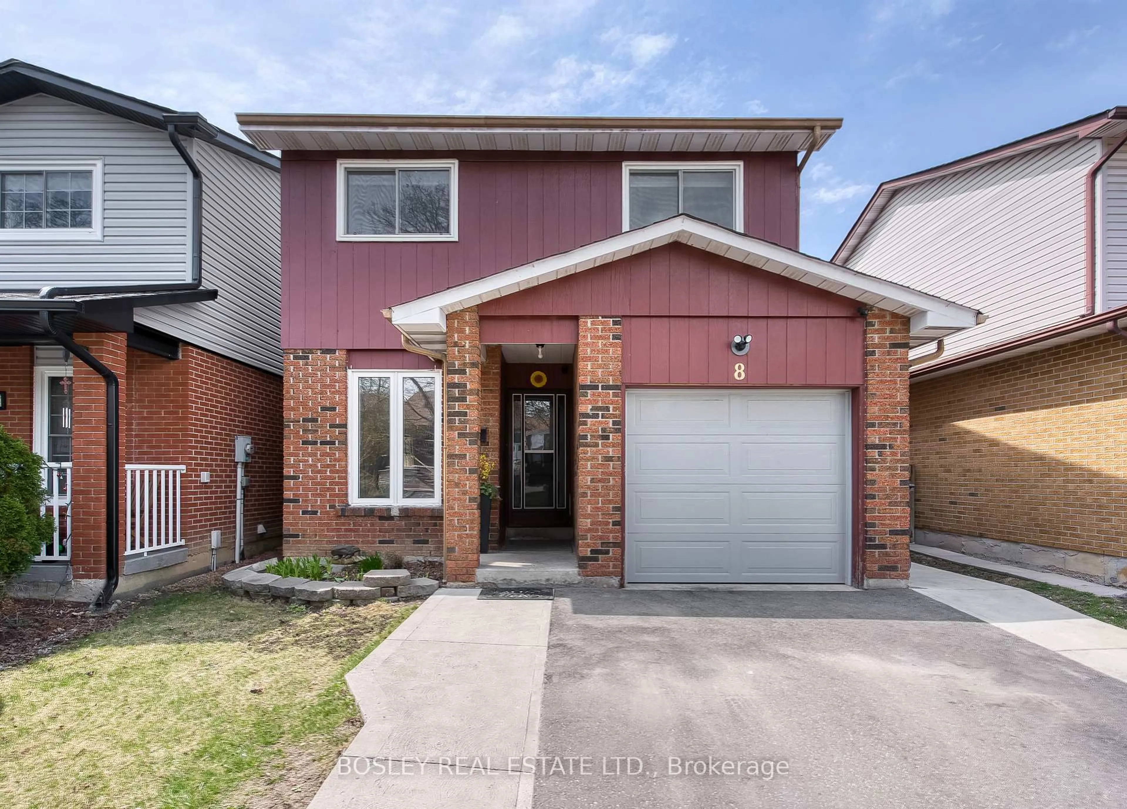 Home with brick exterior material, street for 8 Thorsby Crt, Brampton Ontario L6V 3T9