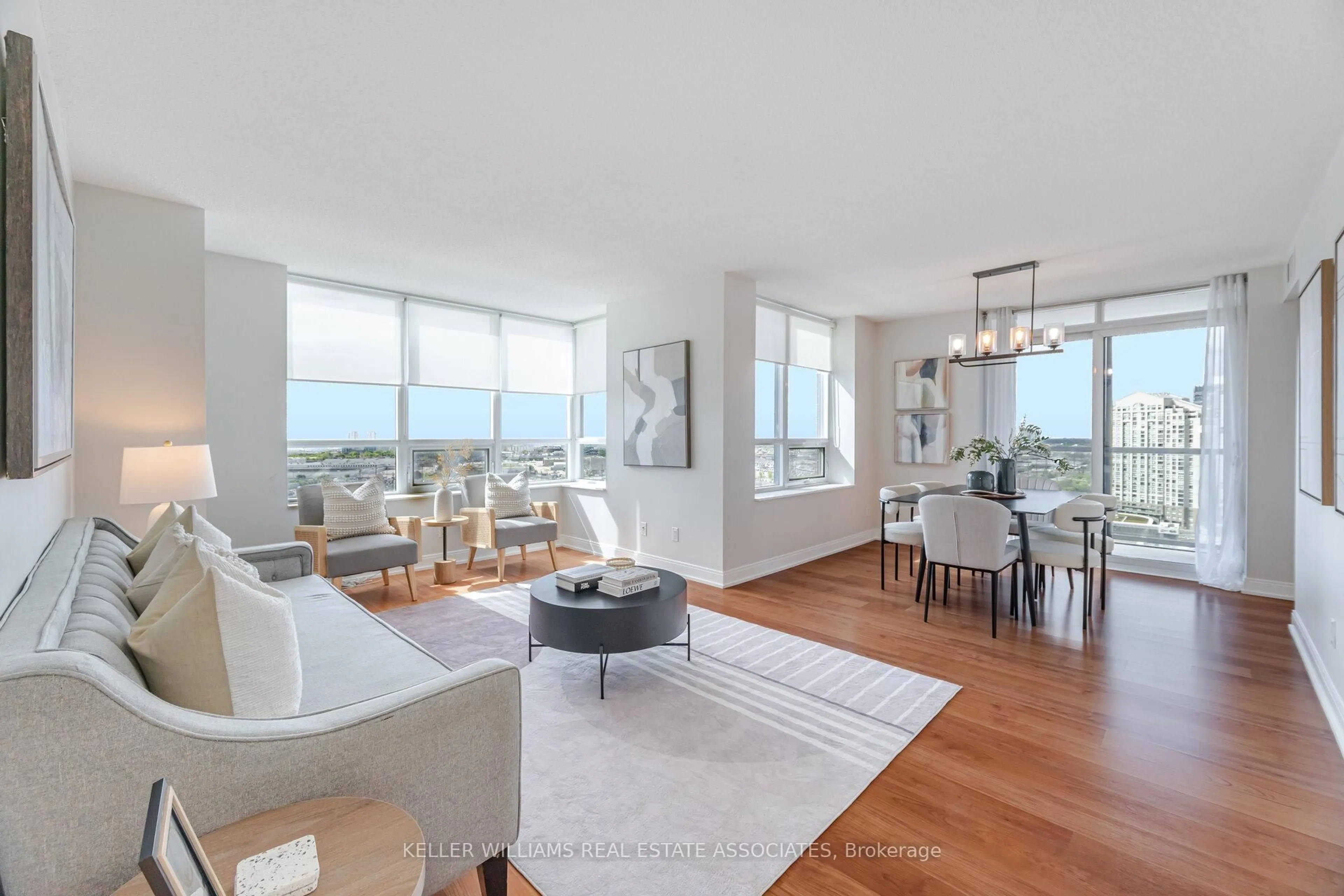Living room with furniture, unknown for 35 Viking Lane #2035, Toronto Ontario M9B 0A2