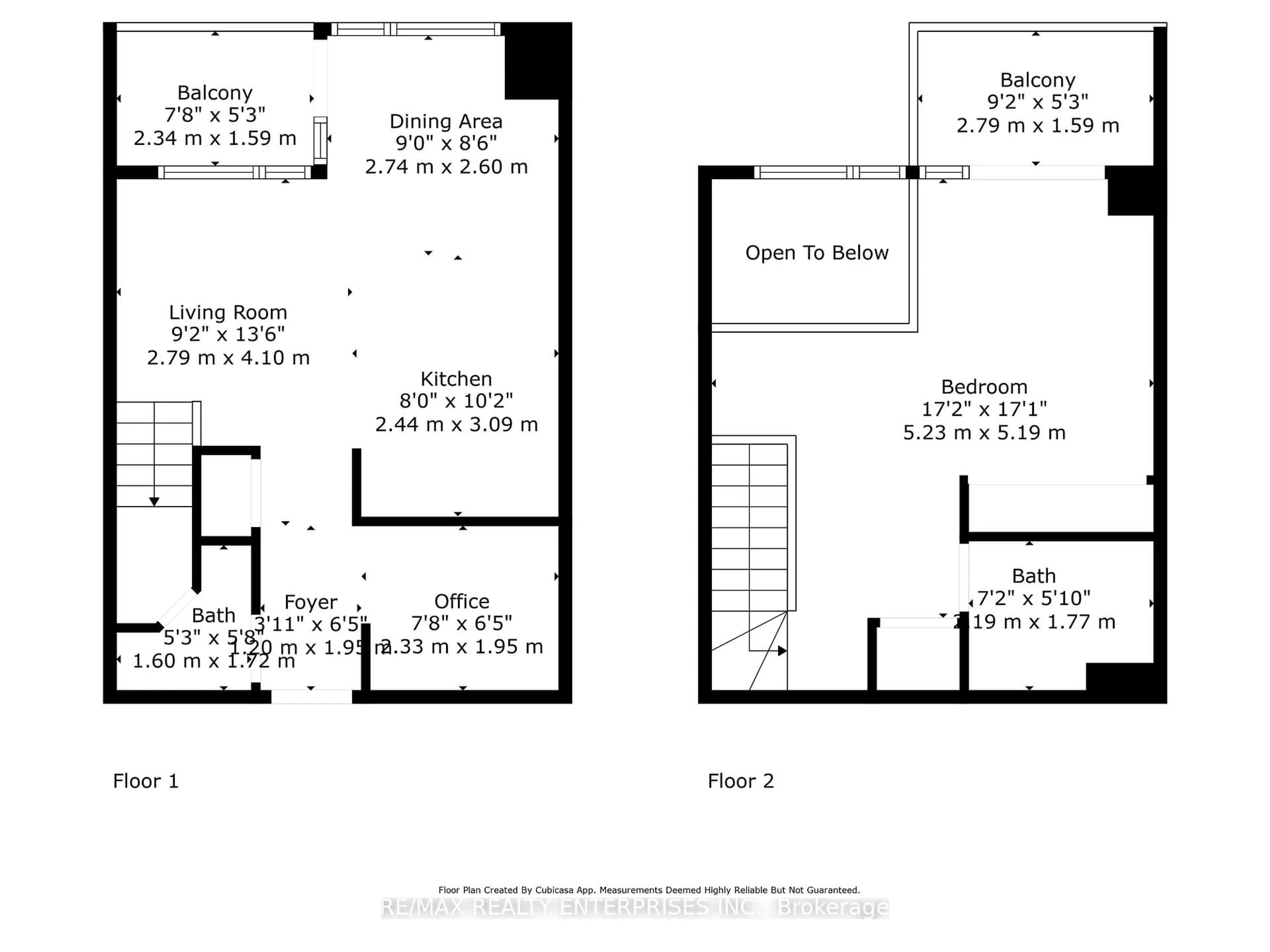 Floor plan for 220 Burnhamthorpe Rd #916, Mississauga Ontario L5B 4N4