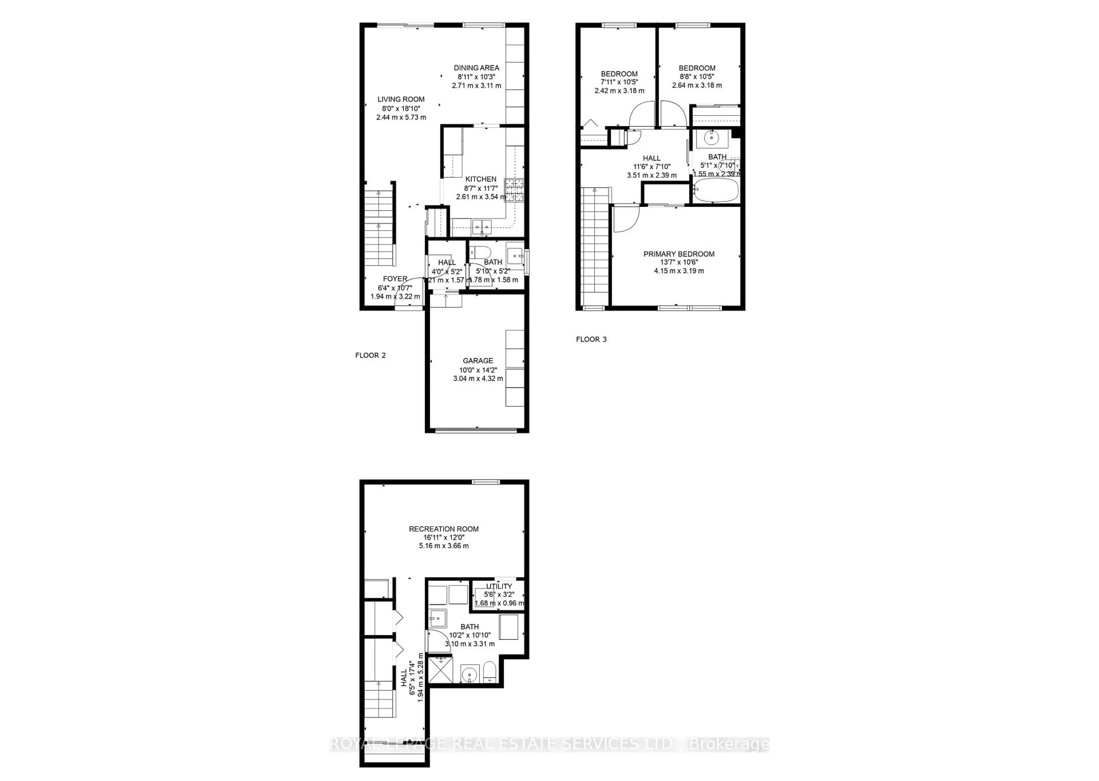 Floor plan for 2035 Asta Dr #61, Mississauga Ontario L5A 3Y2