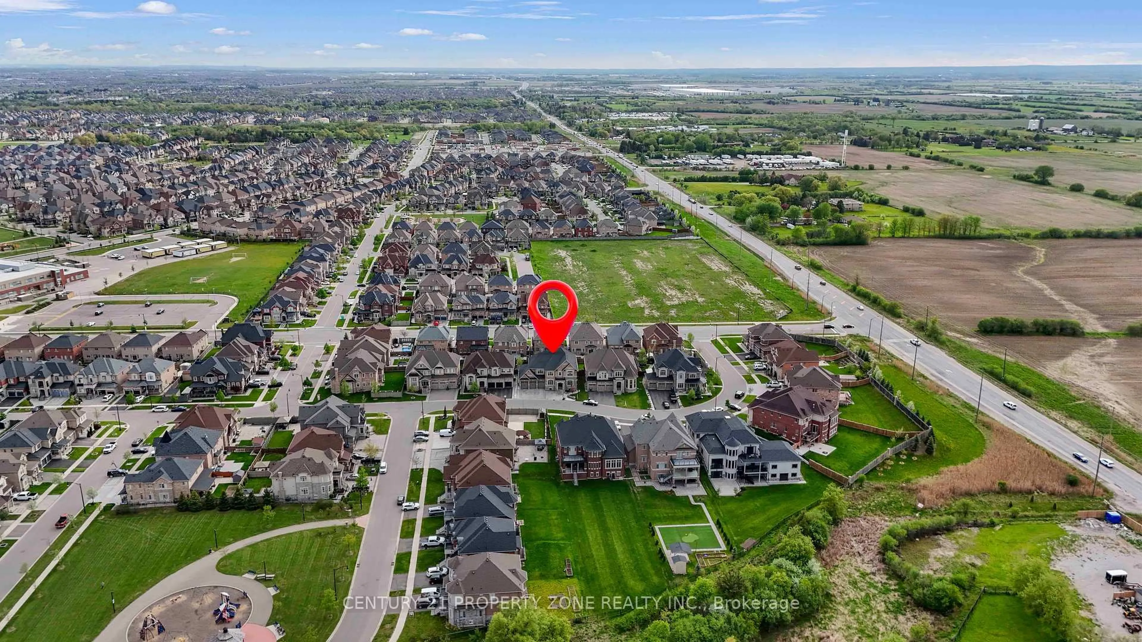 A pic from outside/outdoor area/front of a property/back of a property/a pic from drone, street for 30 Sister Oreilly Rd, Brampton Ontario L6P 4C6