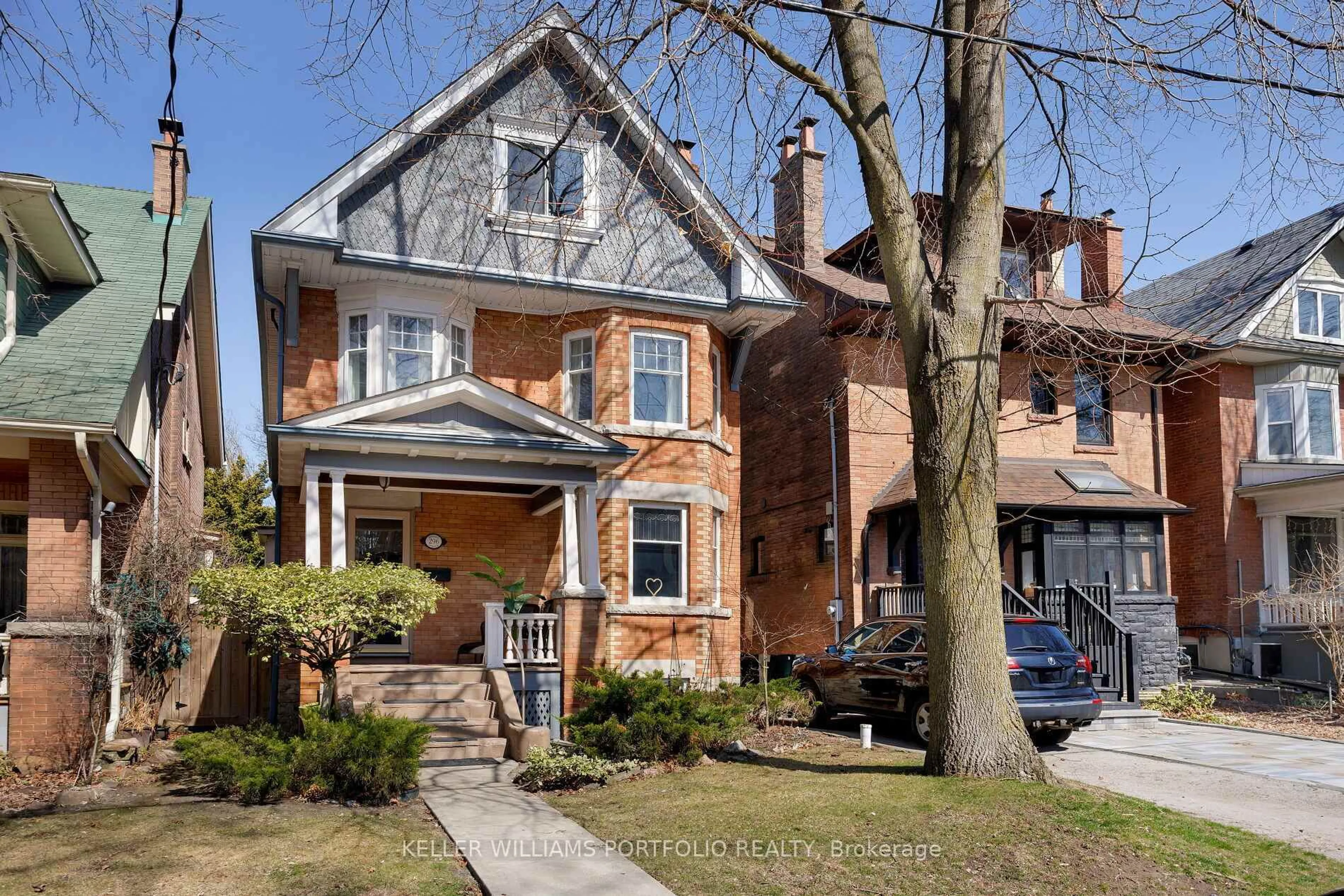 Home with brick exterior material, street for 296 Wright Ave, Toronto Ontario M6R 1L9
