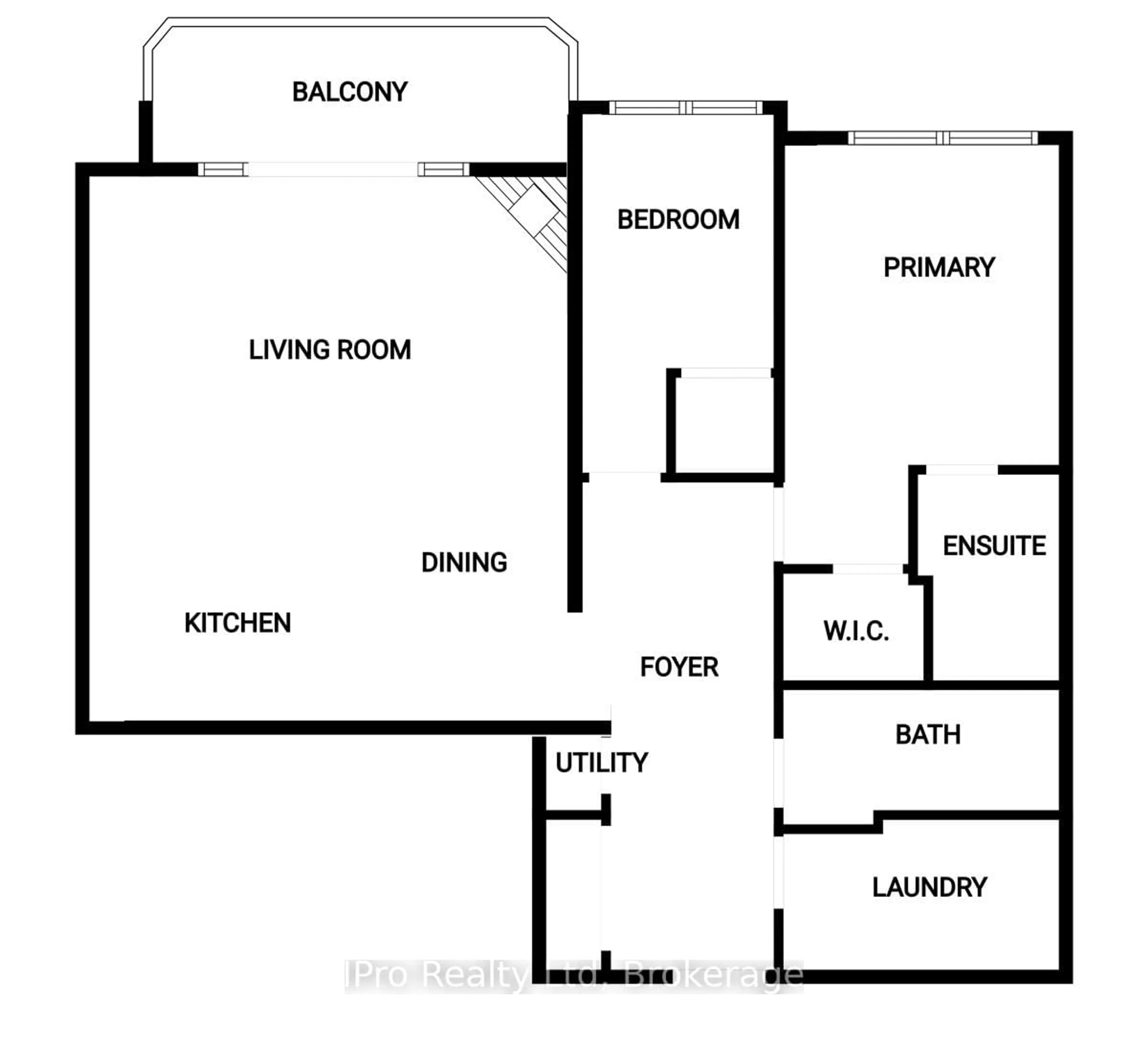 Floor plan for 1998 Ironstone Dr #713, Burlington Ontario L7L 7P7