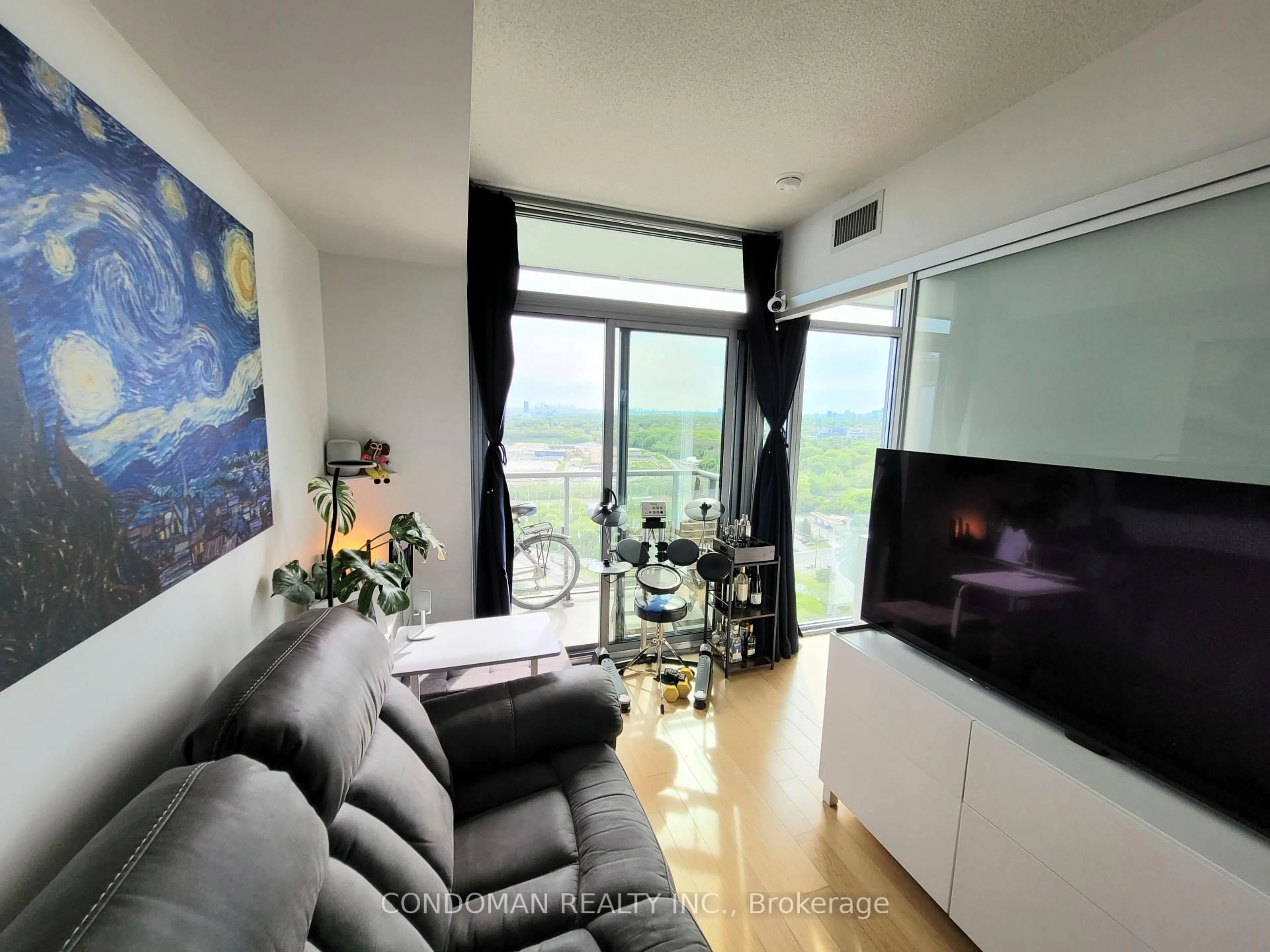 Living room with furniture, unknown for 105 The Queensway Ave #2508, Toronto Ontario M6S 5B5