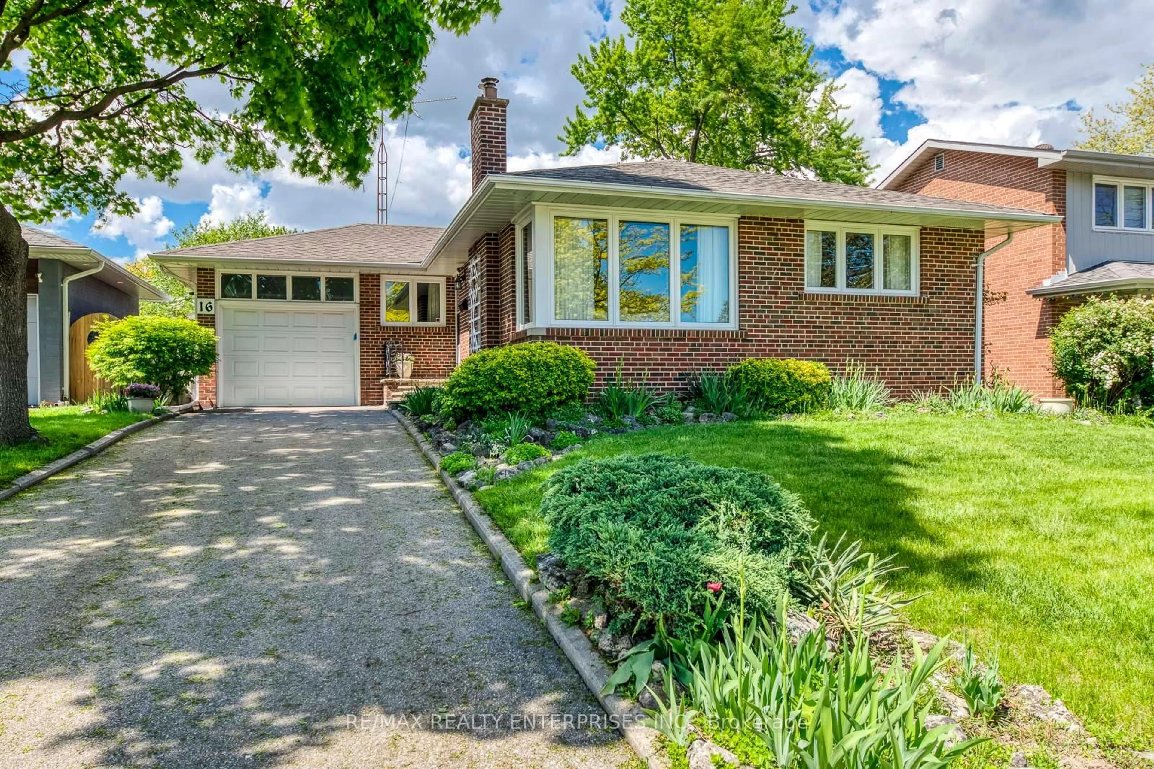 Home with brick exterior material, street for 16 Deanecourt Rd, Toronto Ontario M9B 3K7