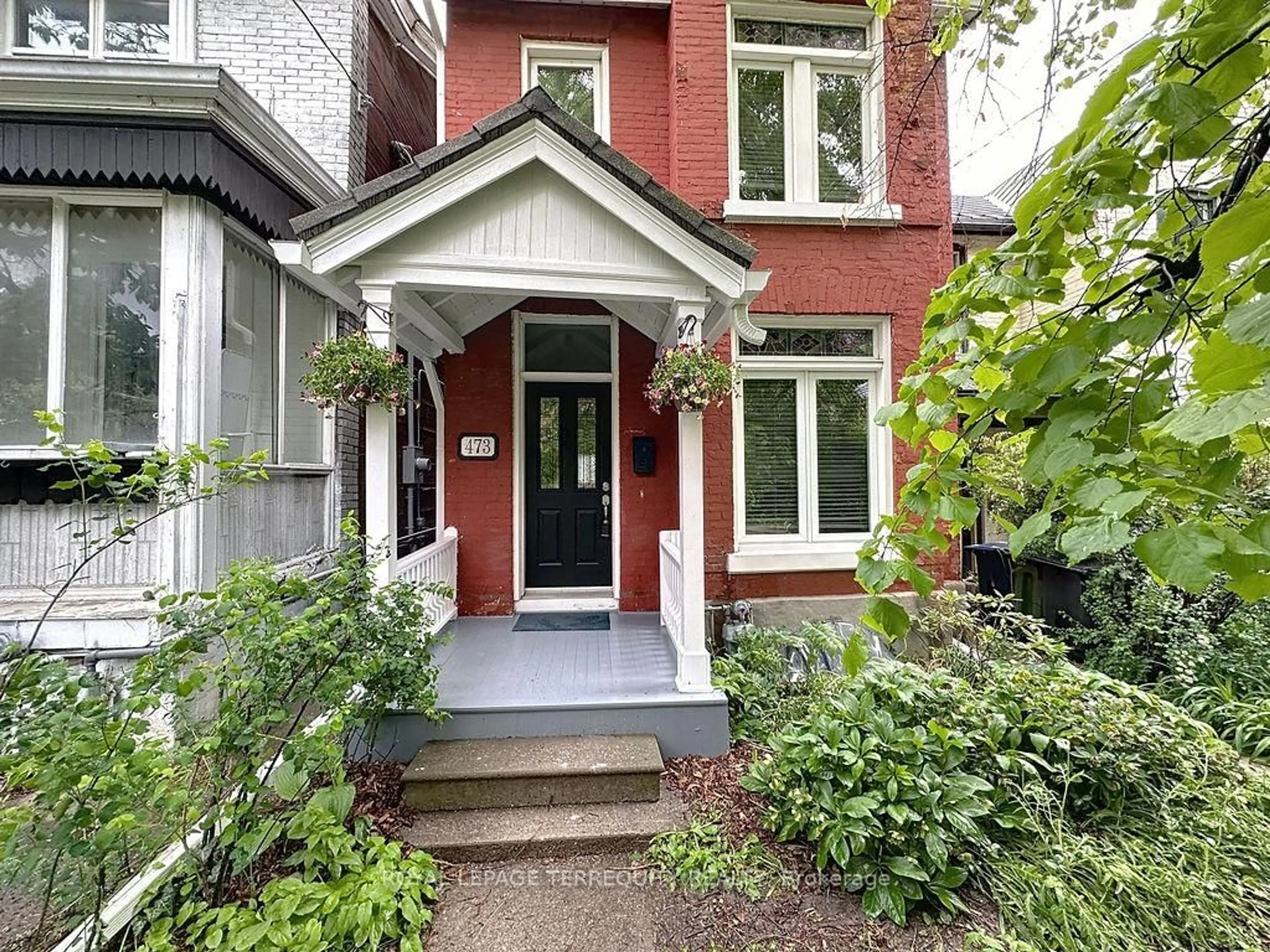 Home with brick exterior material, street for 473 Delaware Ave, Toronto Ontario M6H 2V1