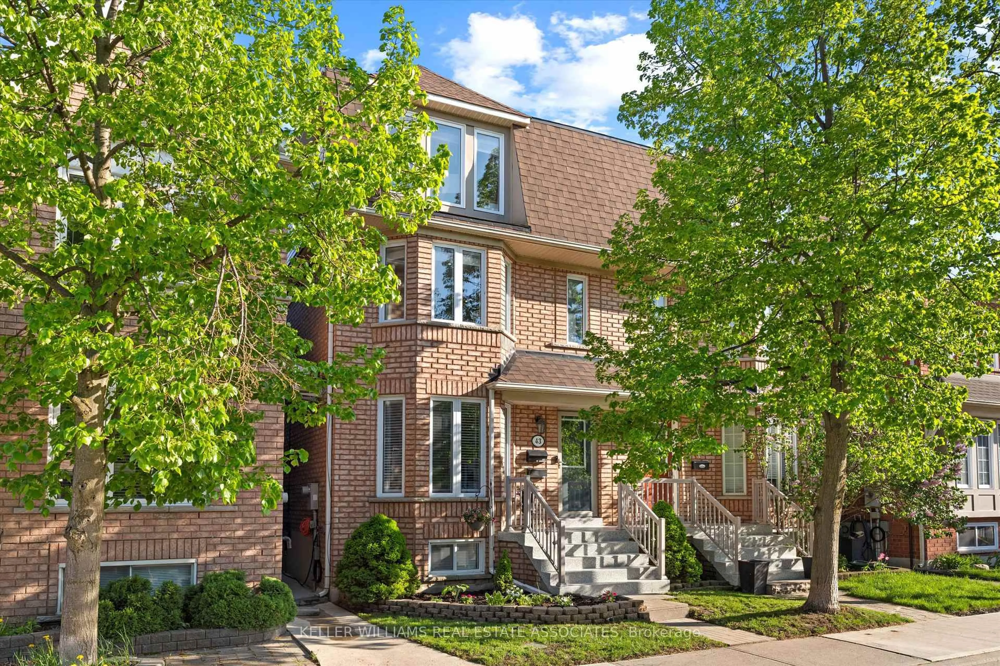 Home with brick exterior material, street for 43 Viella St, Toronto Ontario M6N 5C6