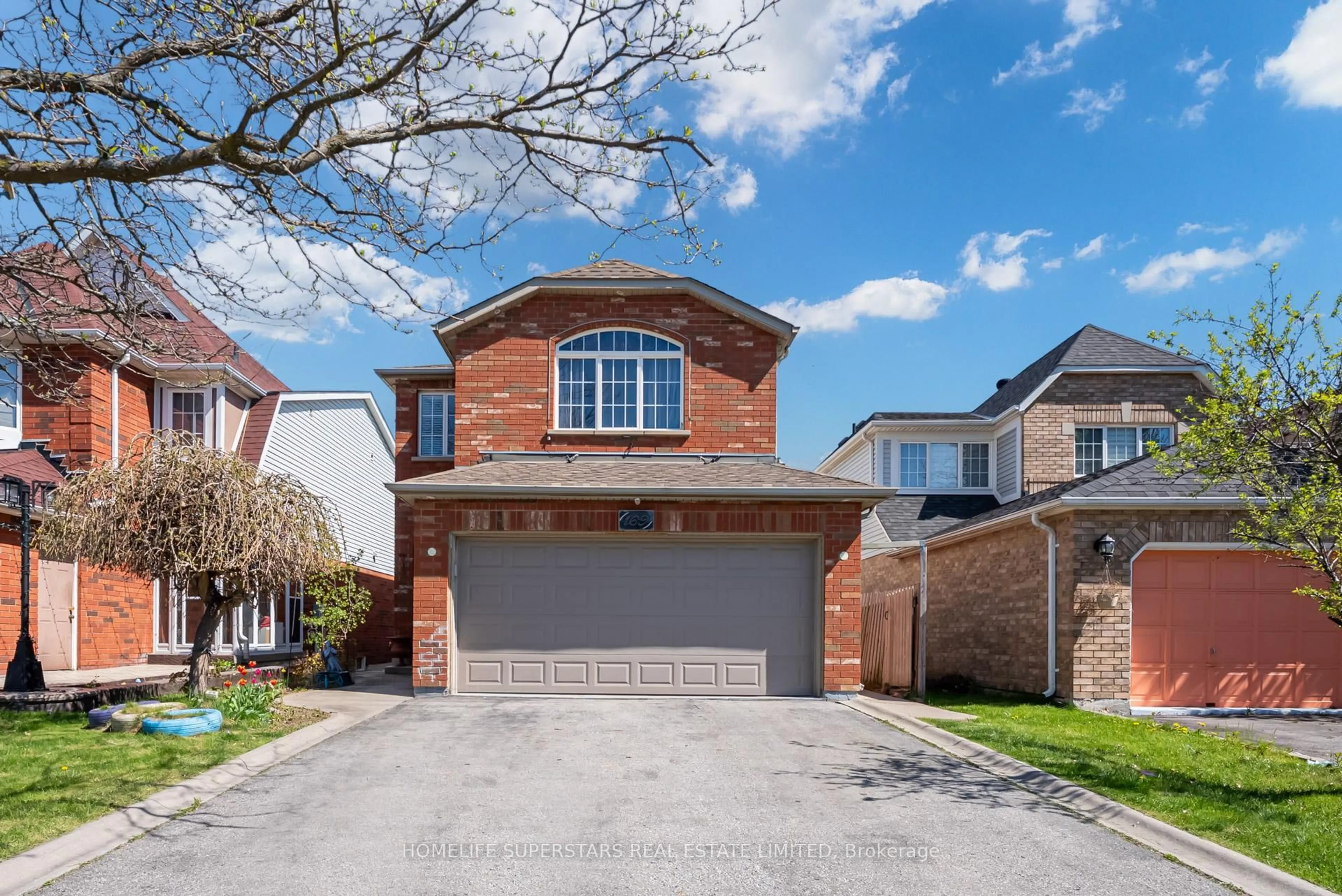 Home with brick exterior material, street for 169 Cordgrass Cres, Brampton Ontario L6R 2A1