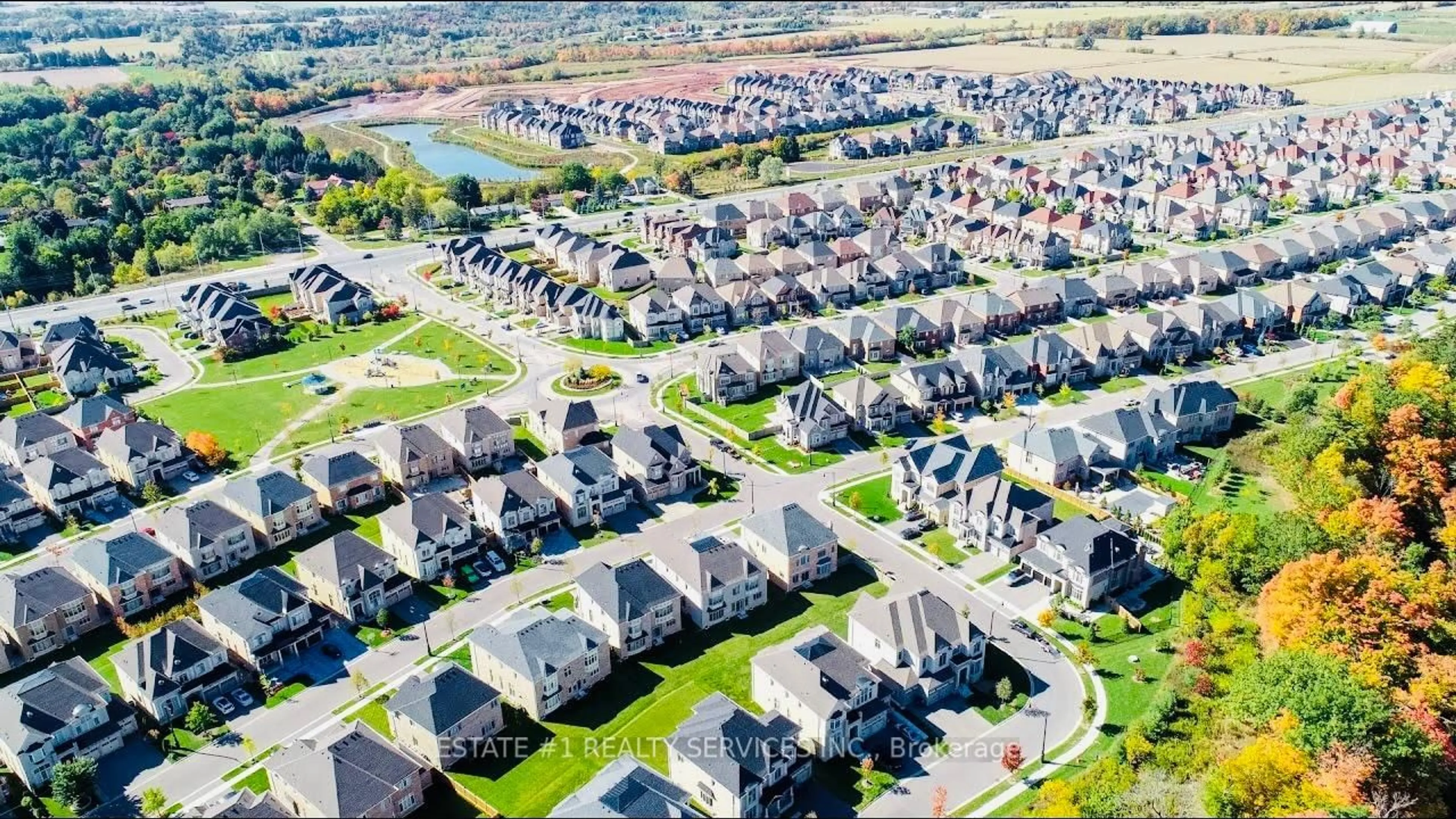 A pic from outside/outdoor area/front of a property/back of a property/a pic from drone, street for 50 Adamsville Rd, Brampton Ontario L6X 2X4