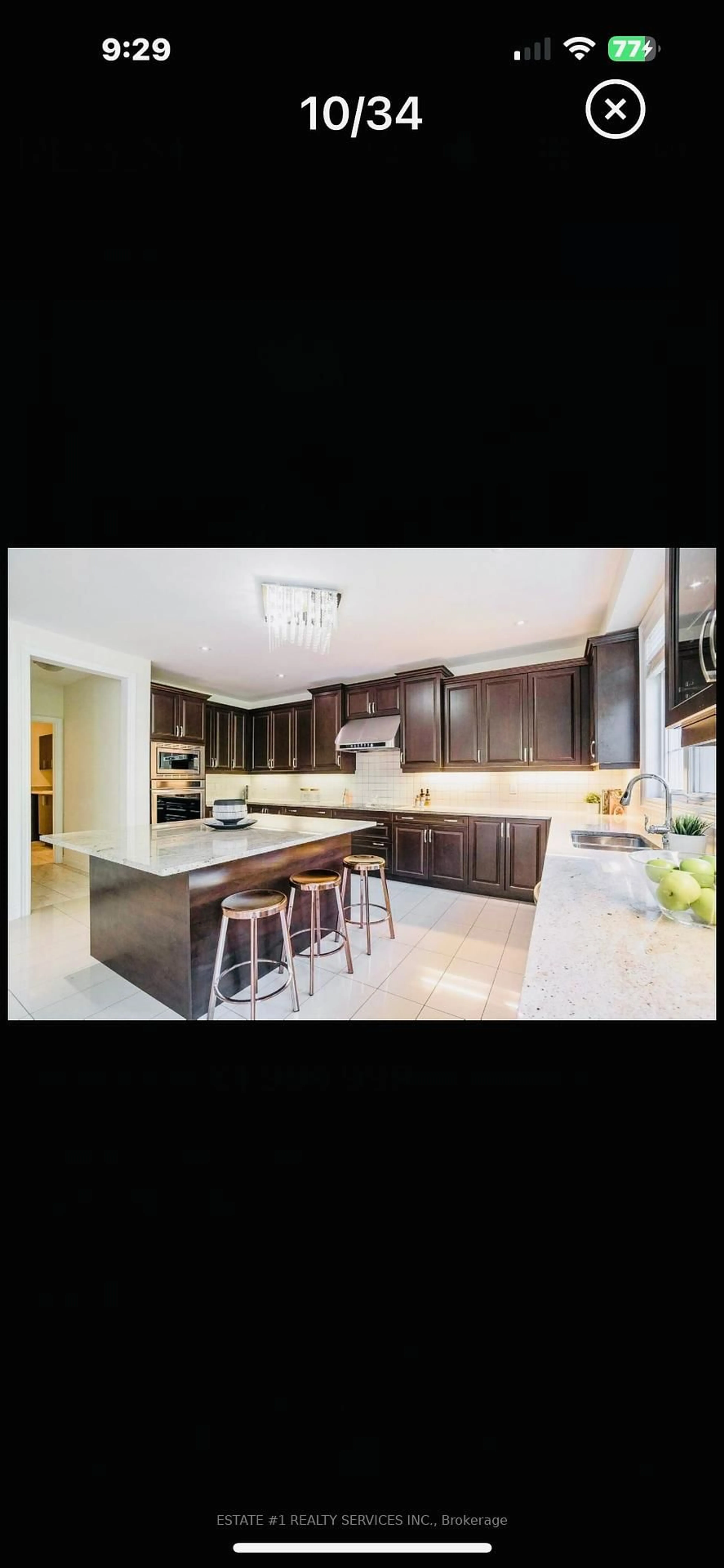 Contemporary kitchen, ceramic/tile floor for 50 Adamsville Rd, Brampton Ontario L6X 2X4