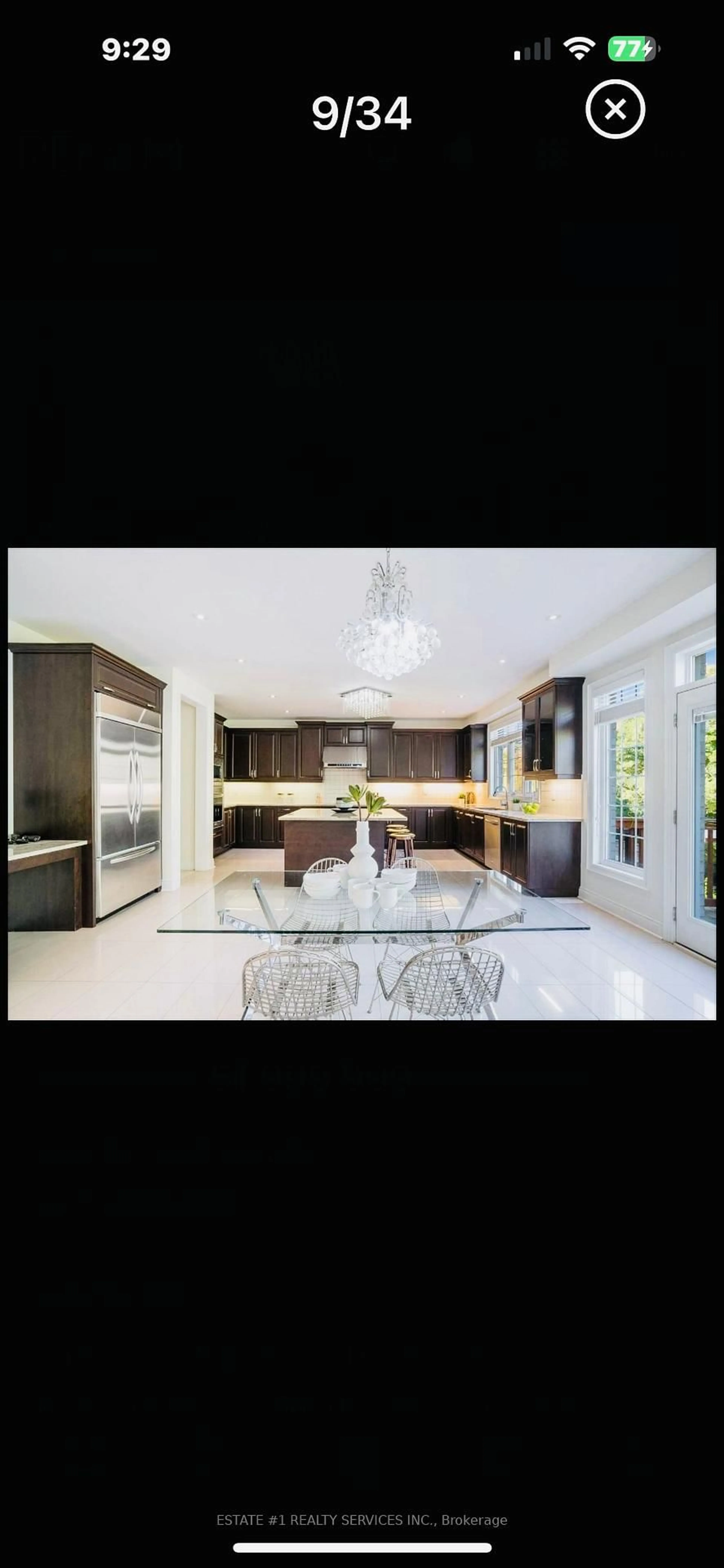 Contemporary kitchen, ceramic/tile floor for 50 Adamsville Rd, Brampton Ontario L6X 2X4